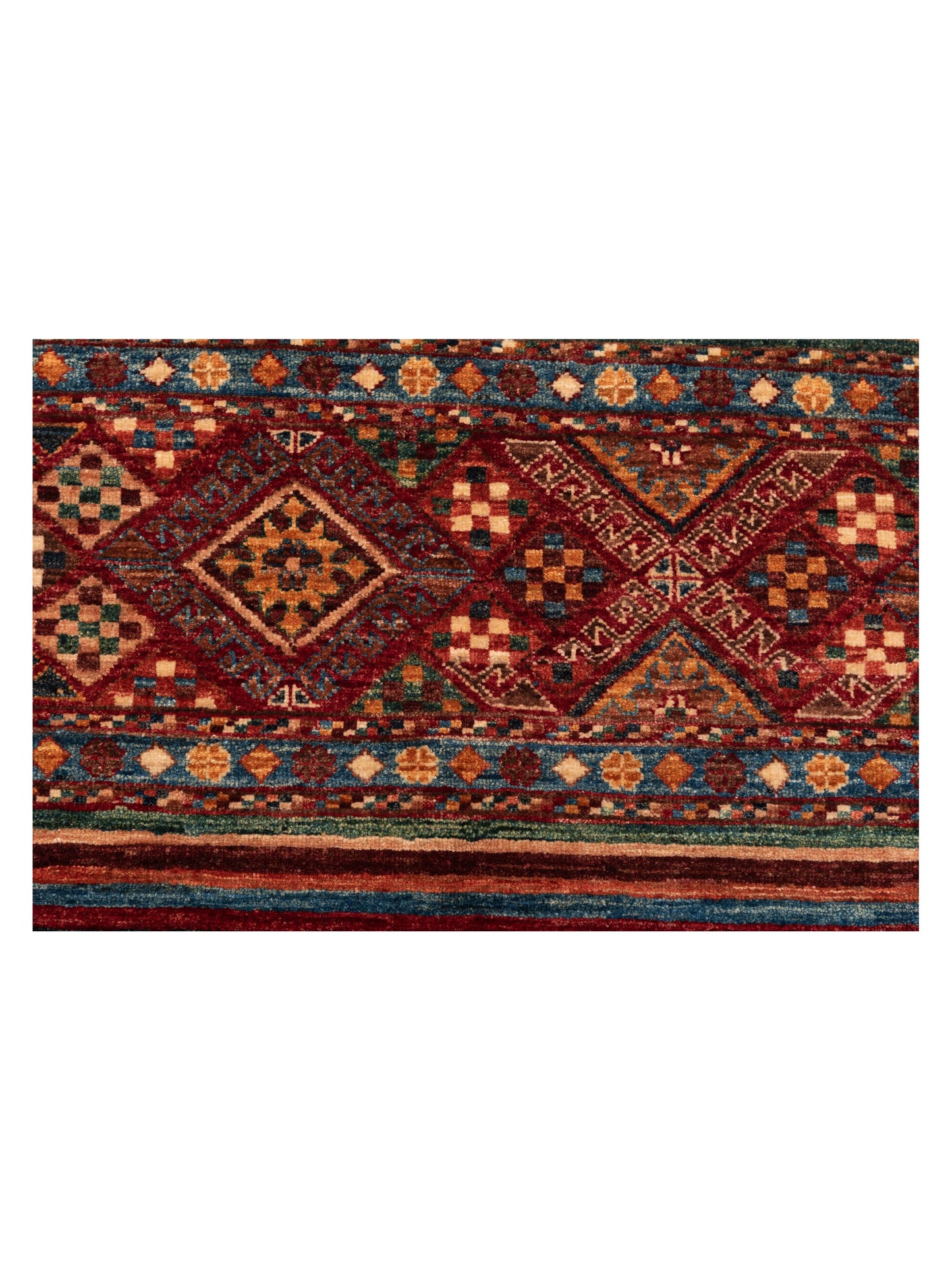 Khorjin 149007 Multi Multi 2.10x3.11 Hand Knotted Rug