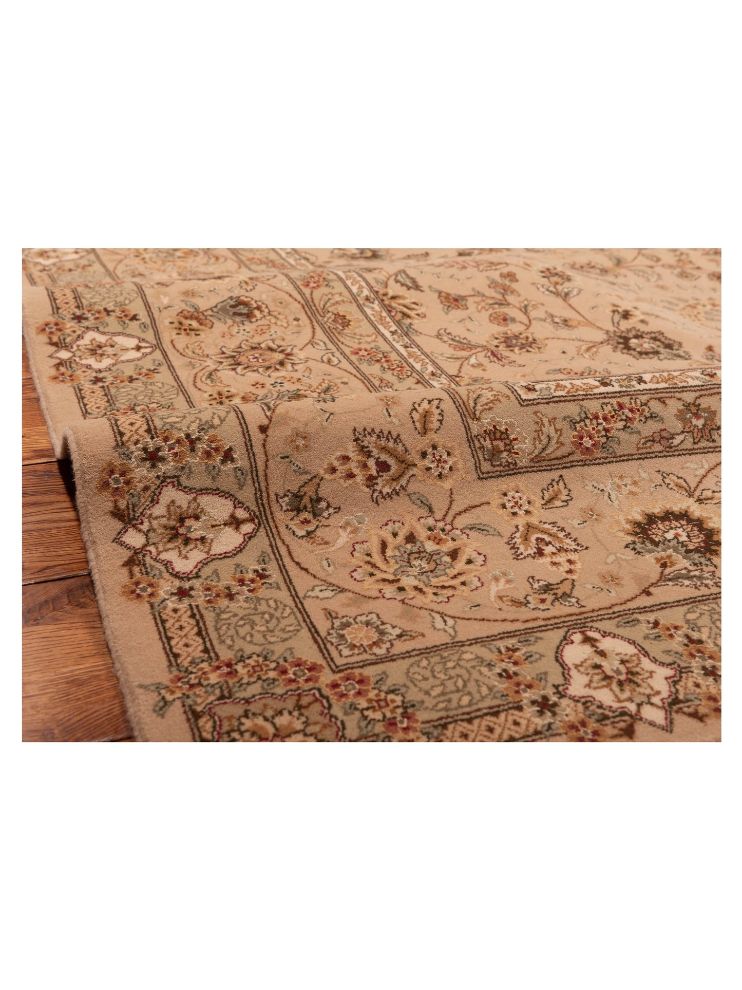 Magnolia 111578 Ivory Ivory 9x12 Hand Knotted Rug