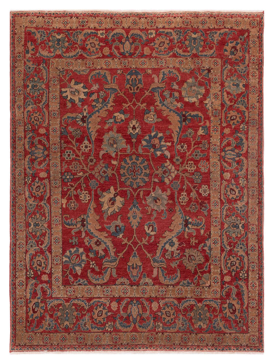 Pasha Turkish Elvan  Rust Blue Traditional