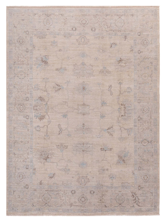 Anadol Angora Oushak  Ivory Ivory Traditional