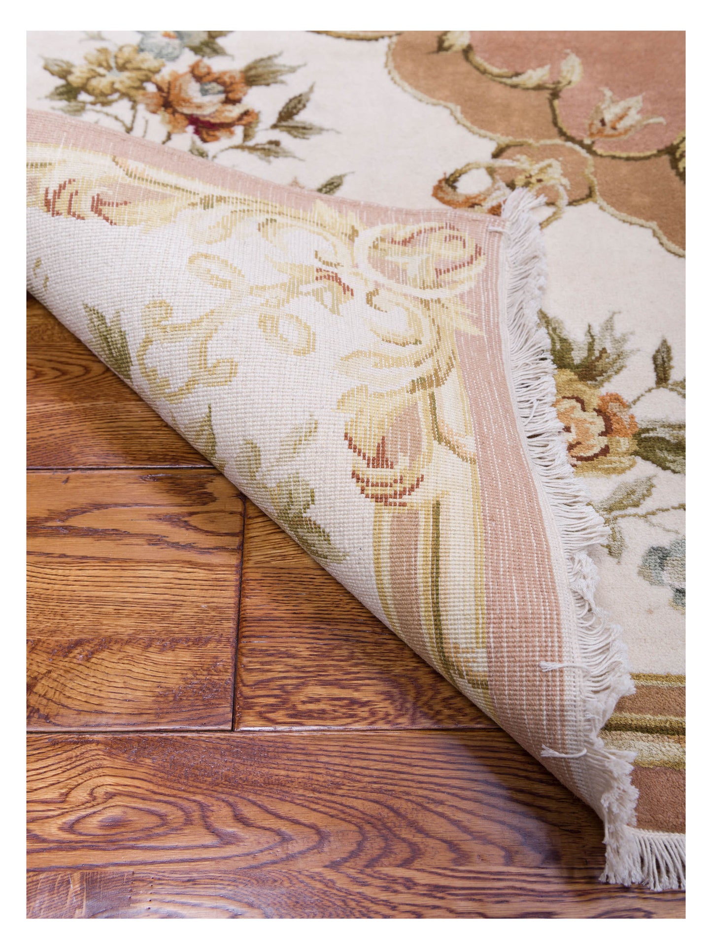 Magnolia 105758 Brown Ivory 9x13.4 Hand Knotted Rug