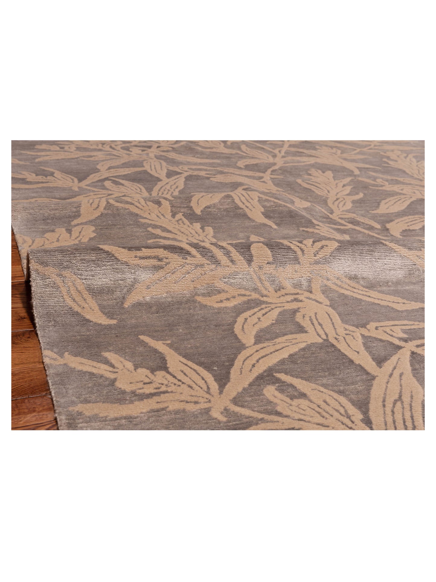 Tibetino 120504 Gray 6x8.11 Hand Knotted Rug