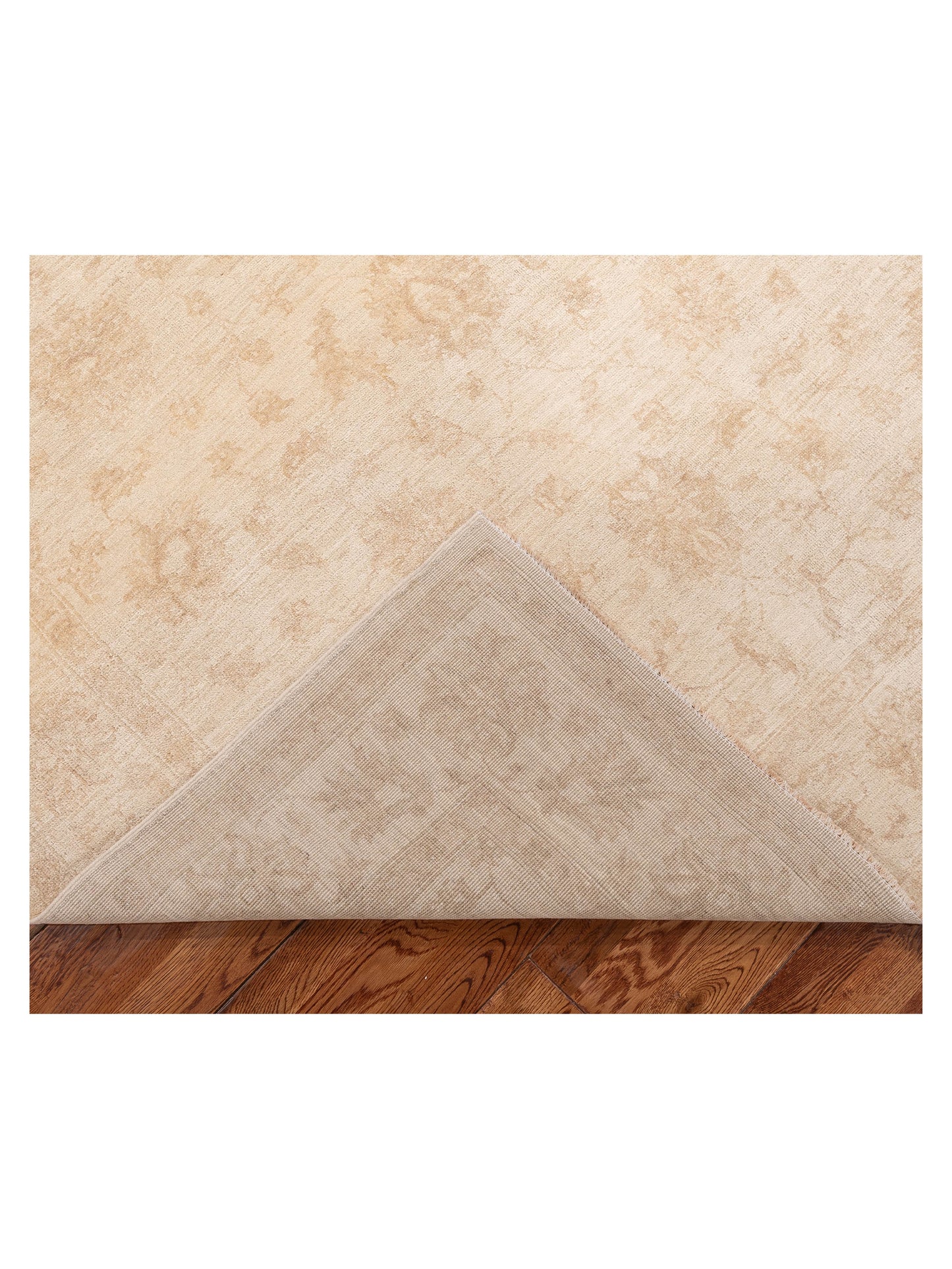 Sultan 116763 Ivory Ivory 5.6x7.8 Hand Knotted Rug