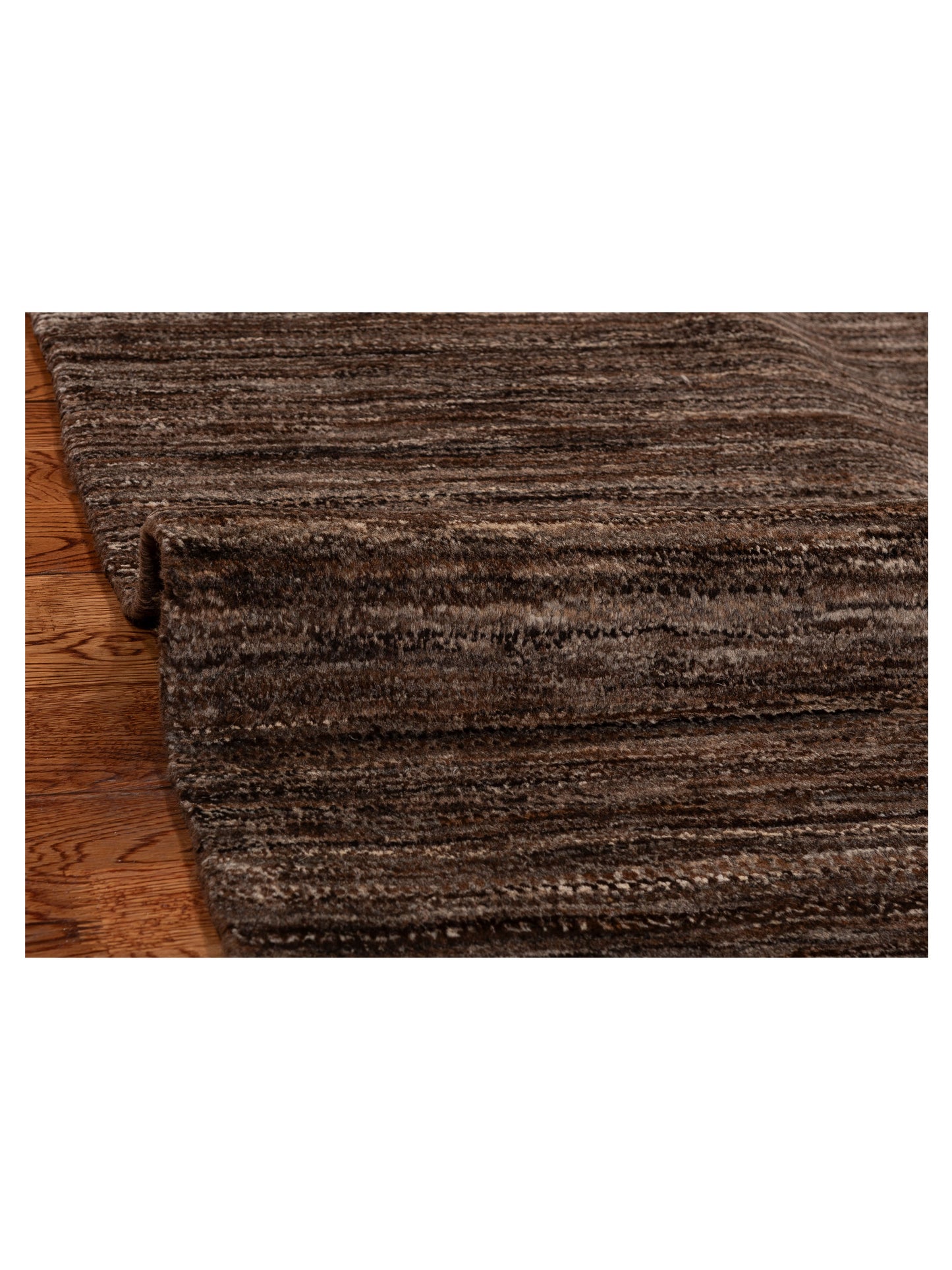 Tibetino 154021 Brown Brown 4.6x6.8 Hand Knotted Rug
