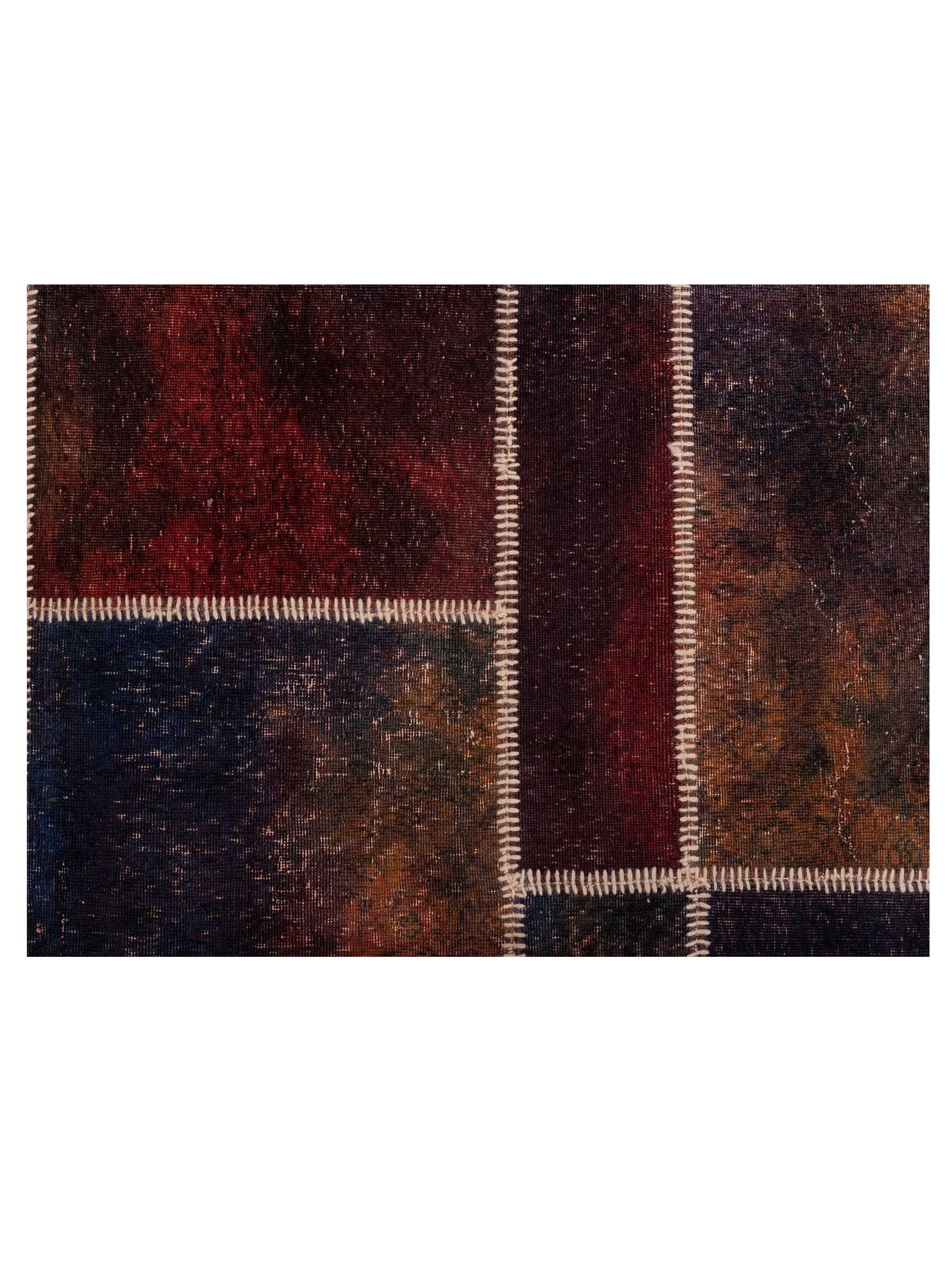 Turkish Vestige Patchwork 108901 Multi 8x9.10 Hand Knotted Rug
