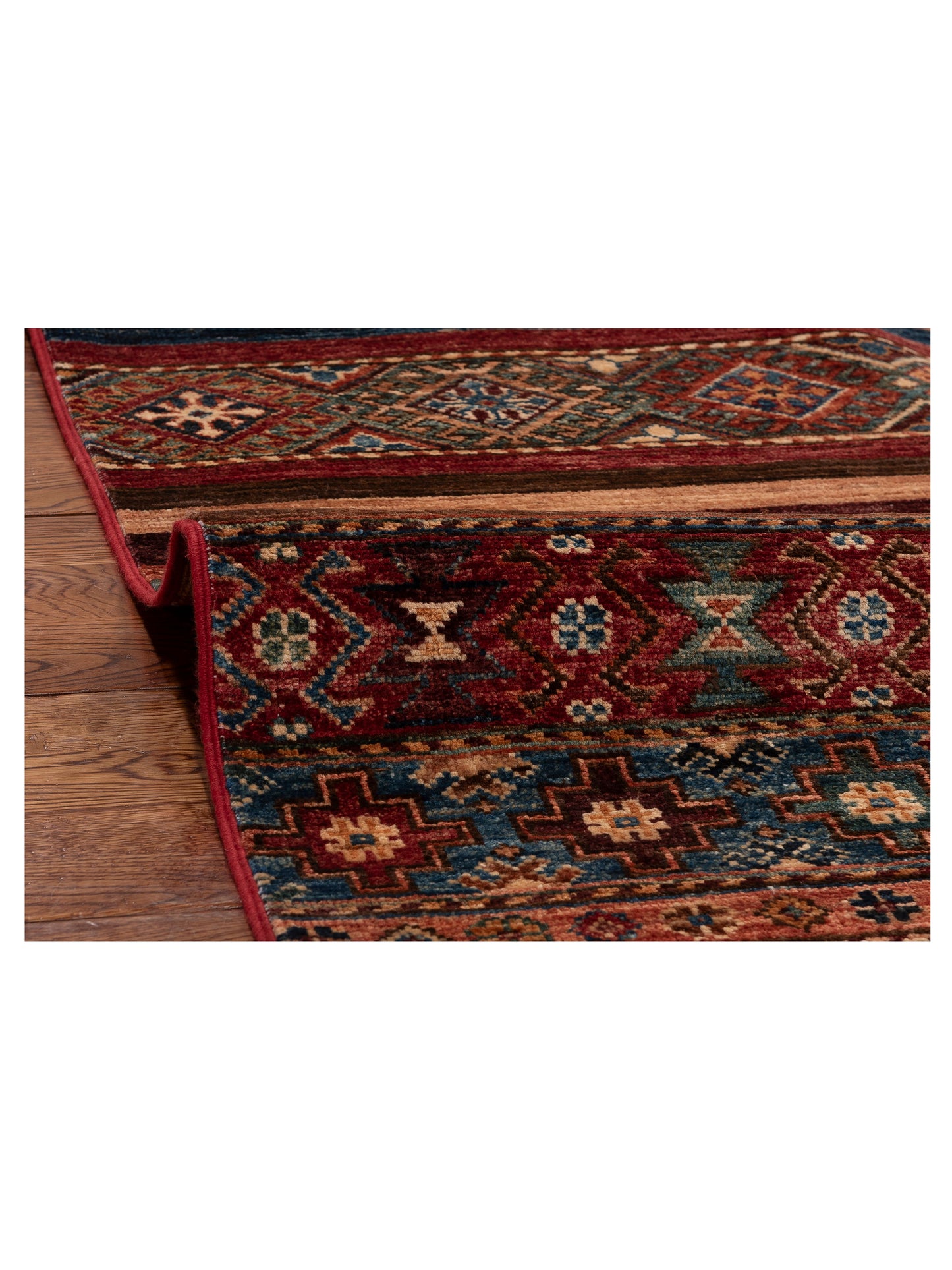 Khorjin 152034 Multi Multi 9.3x12.7 Hand Knotted Rug