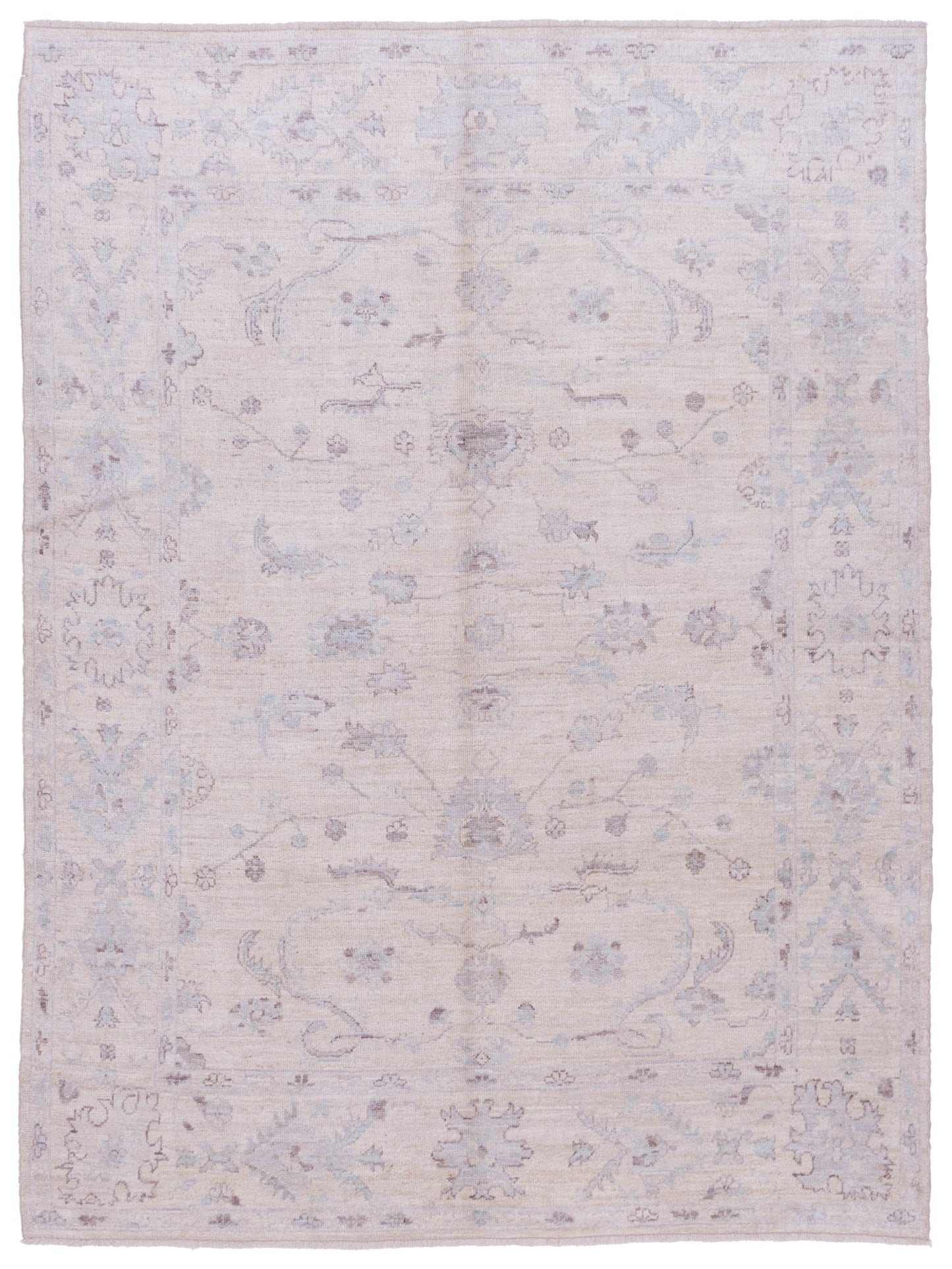 Anadol Angora Oushak  Ivory Ivory Traditional