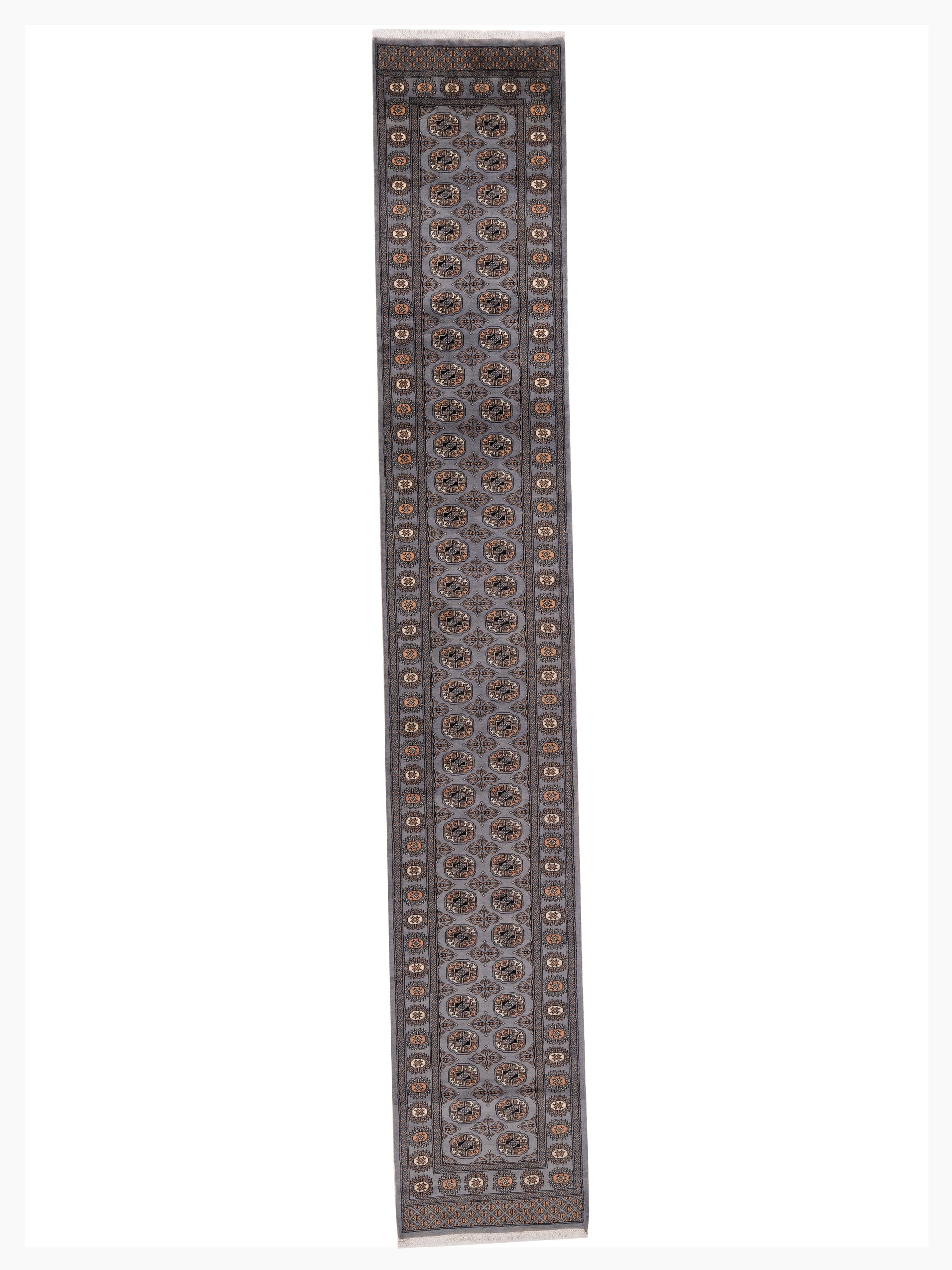 Nomad Bokhara  Gray Gray Traditional
