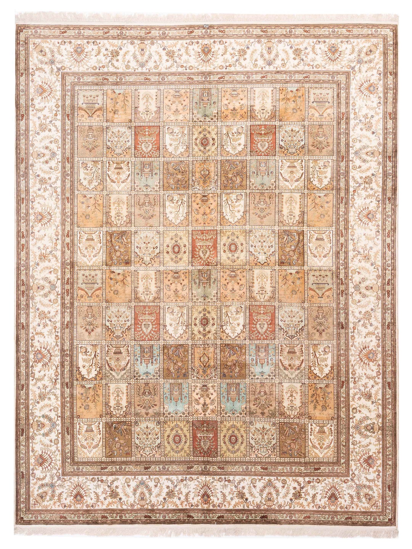 Pasha Pure Silk  Ivory Ivory Traditional