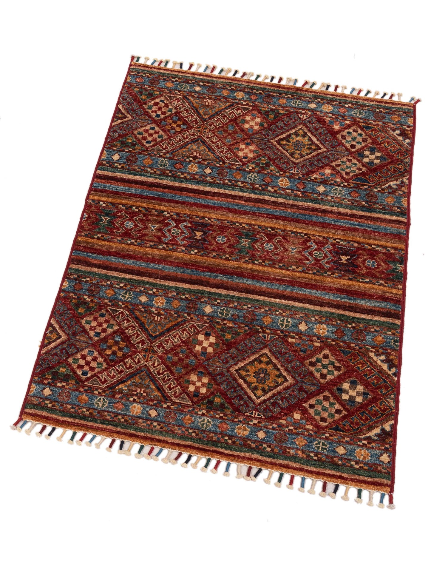 Khorjin 148794 Multi Multi 2.10x4 Hand Knotted Rug