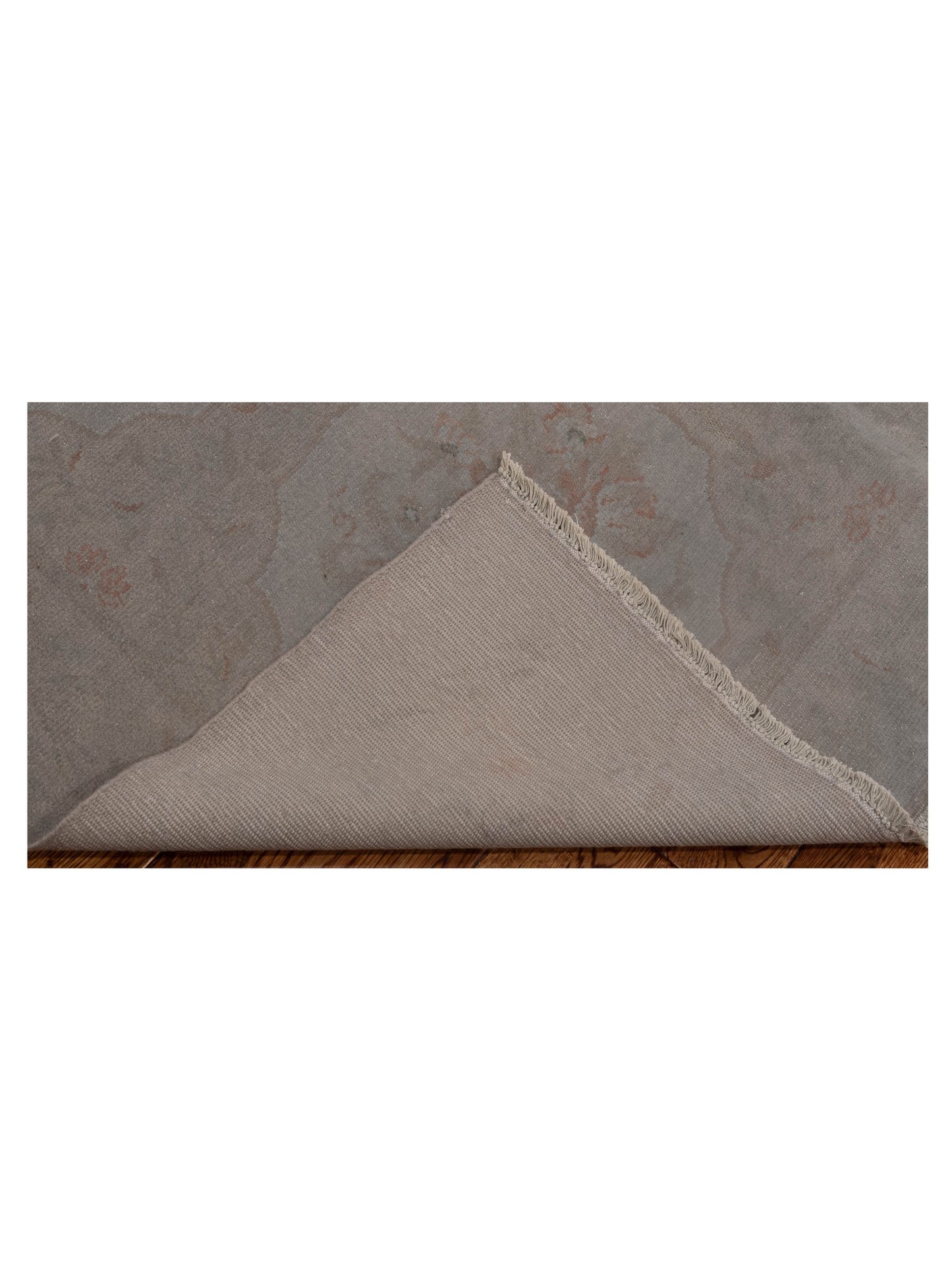 Vintage 107497 Gray 4.11x6.3 Hand Knotted Rug