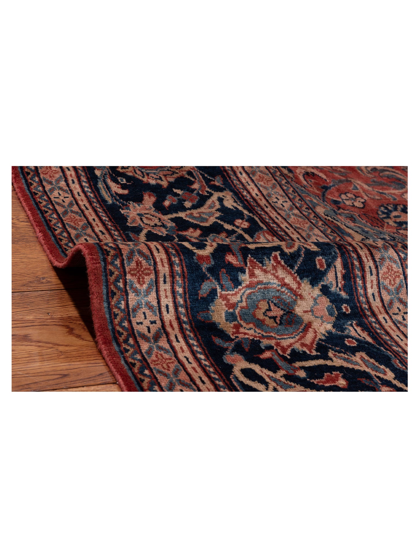 Persian 153646 Red Navy 10.2x14.1 Hand Knotted Rug
