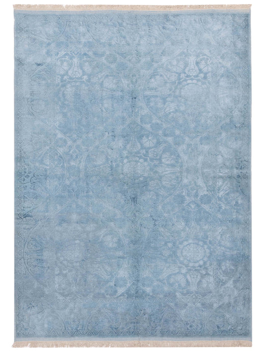 Pasha Color Bouquet  Blue Blue Transitional