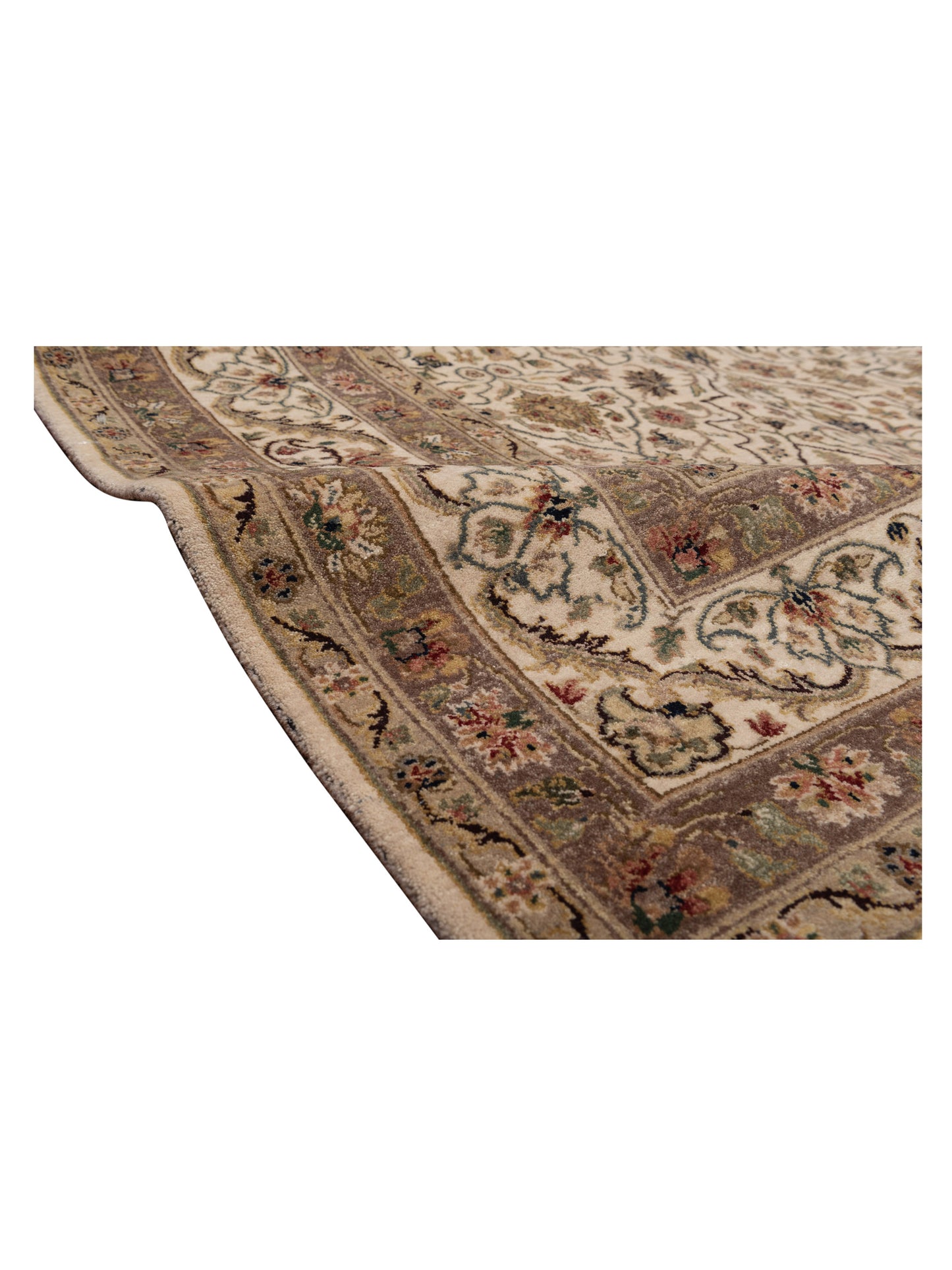 Platinum 90449 Ivory Ivory 8.2x9.10 Hand Knotted Rug