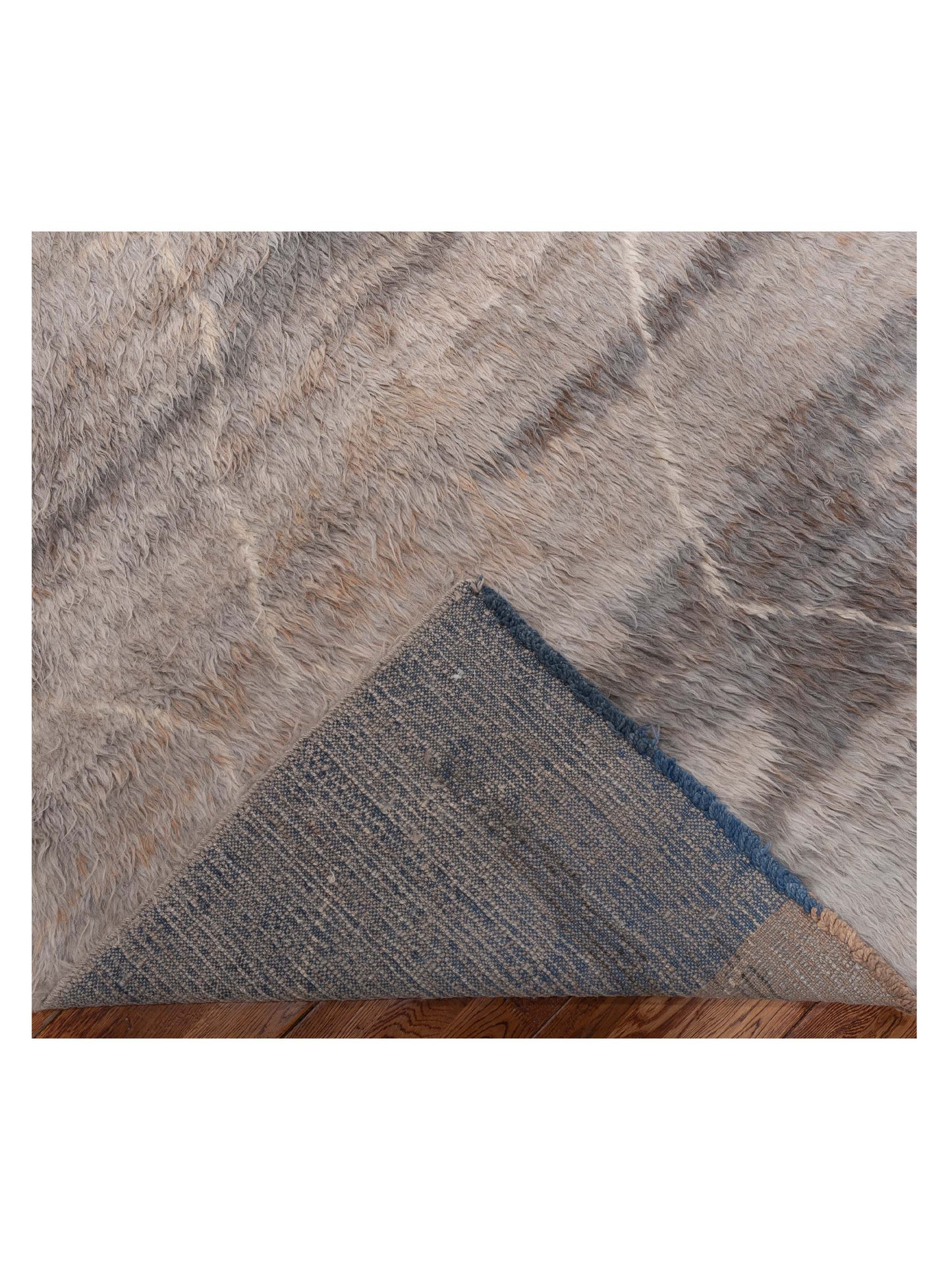 Berber Efes Silver Ivory 10.5x14.4 Hand Knotted Rug