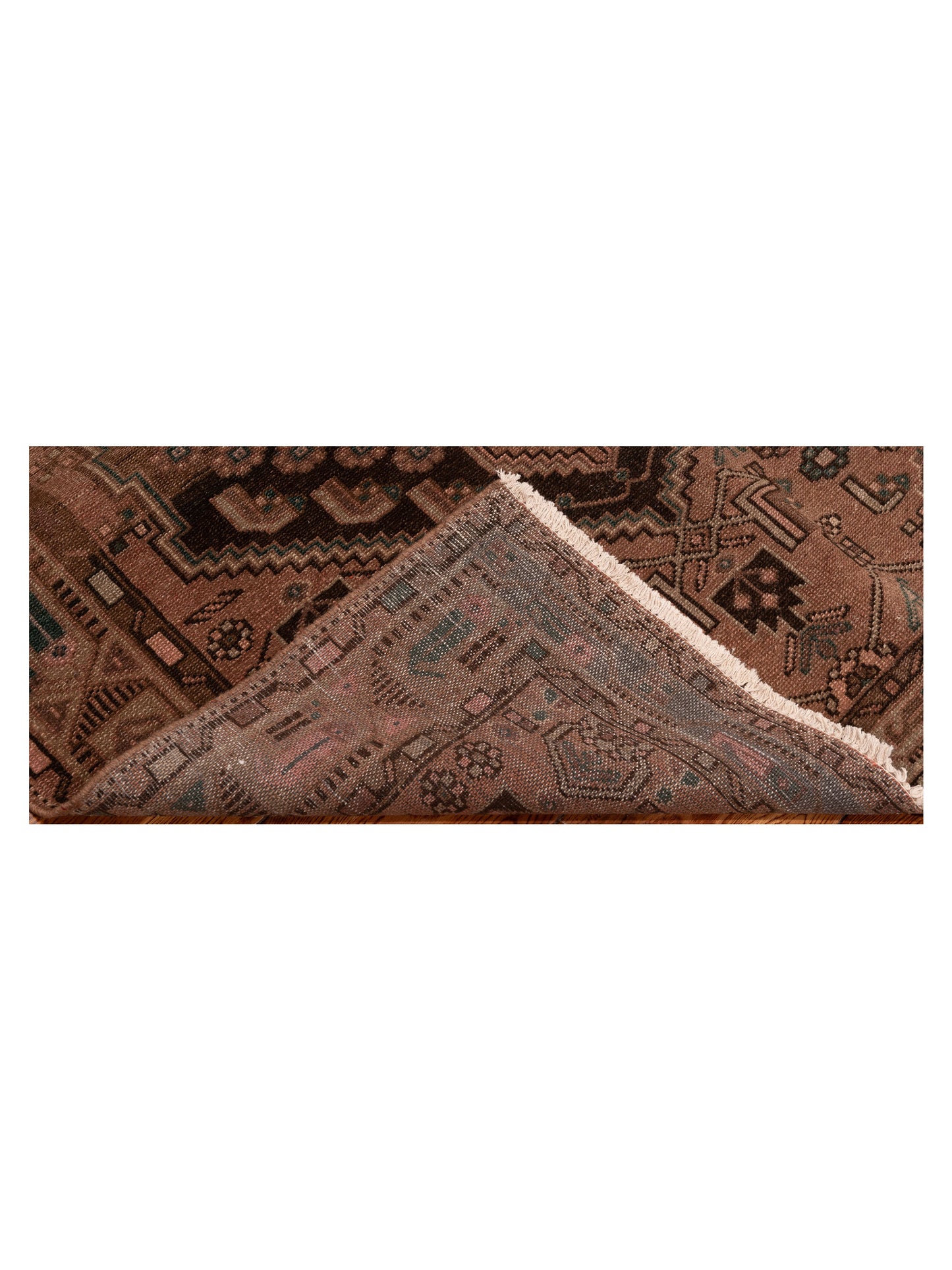 Persian 147699 Brown Brown 4.9x7.7 Hand Knotted Rug