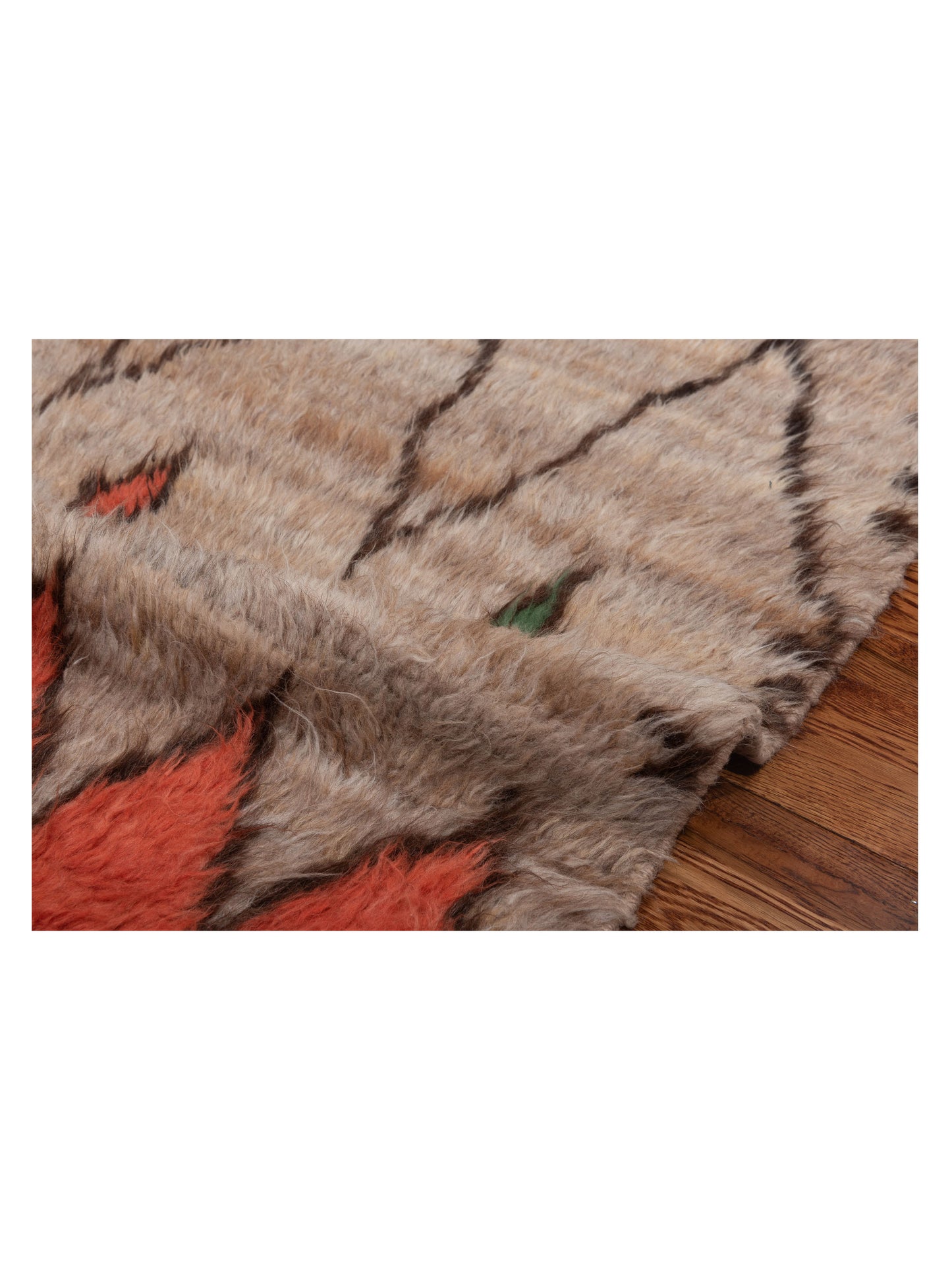 Berber Aspendos Light Brown Brown 5x8.1 Hand Knotted Rug