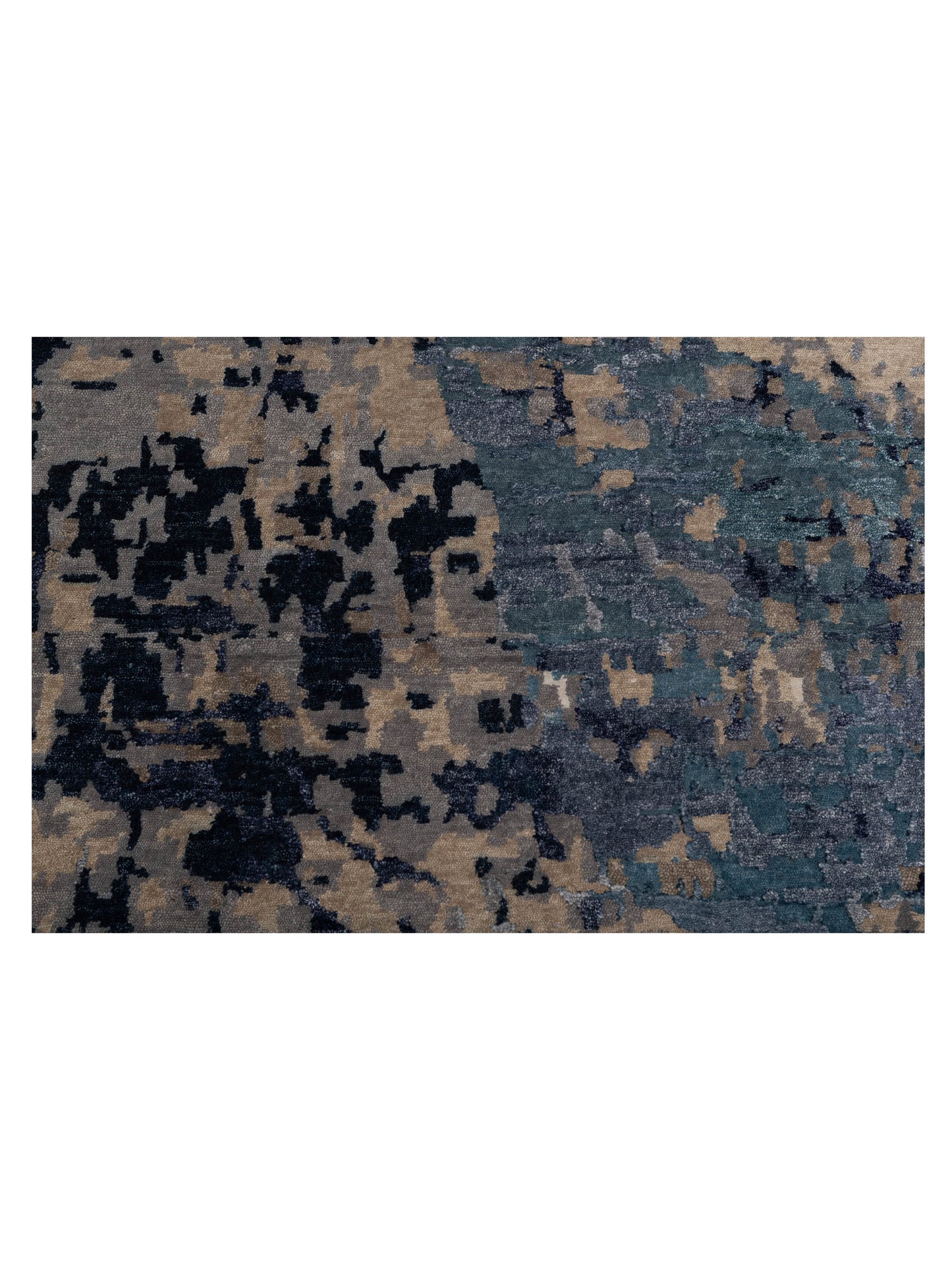 Tibetino 128052 Silver Gray 9.10x13.9 Hand Knotted Rug