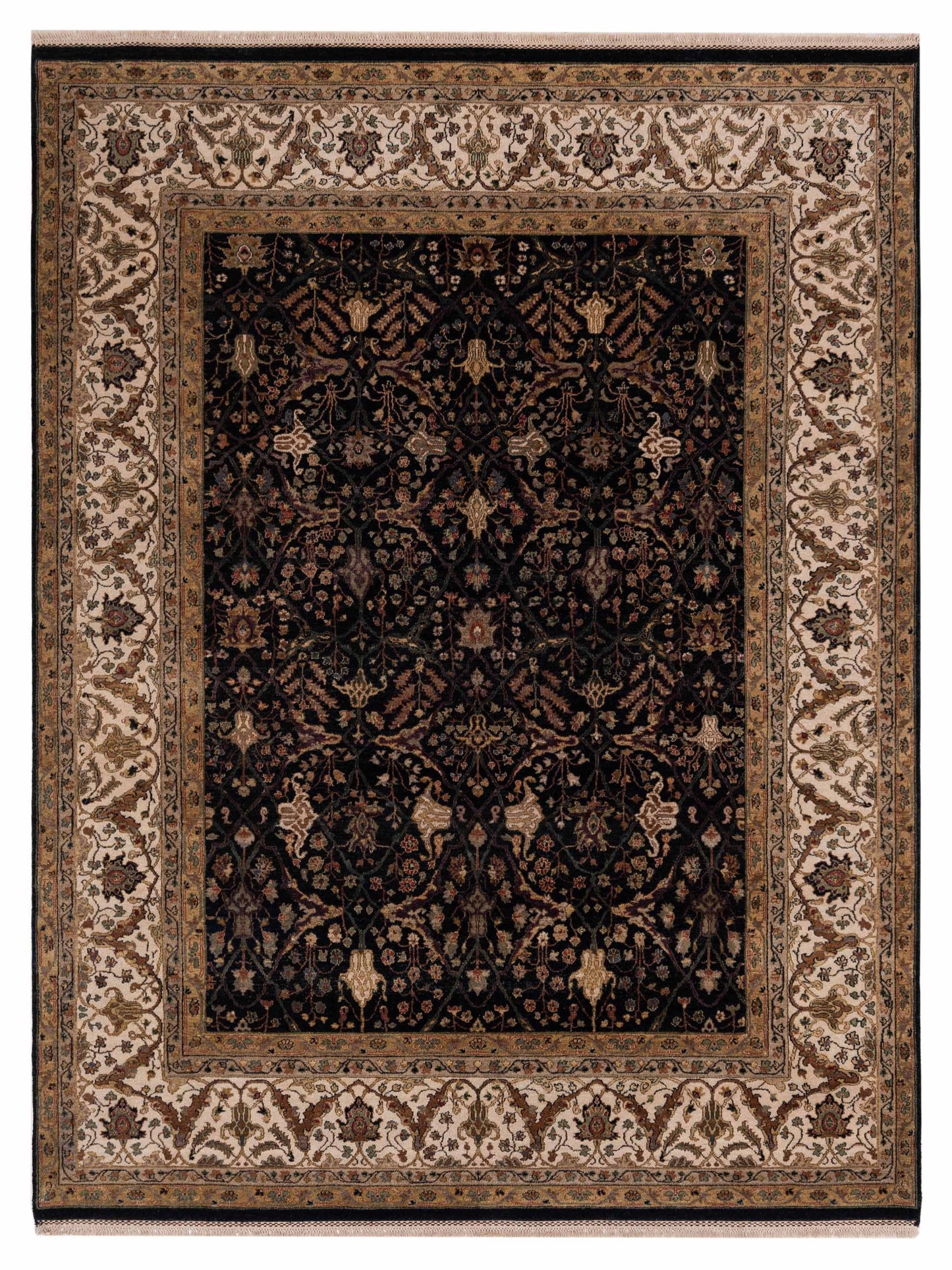 Rajpur Platinum  Navy Ivory Traditional