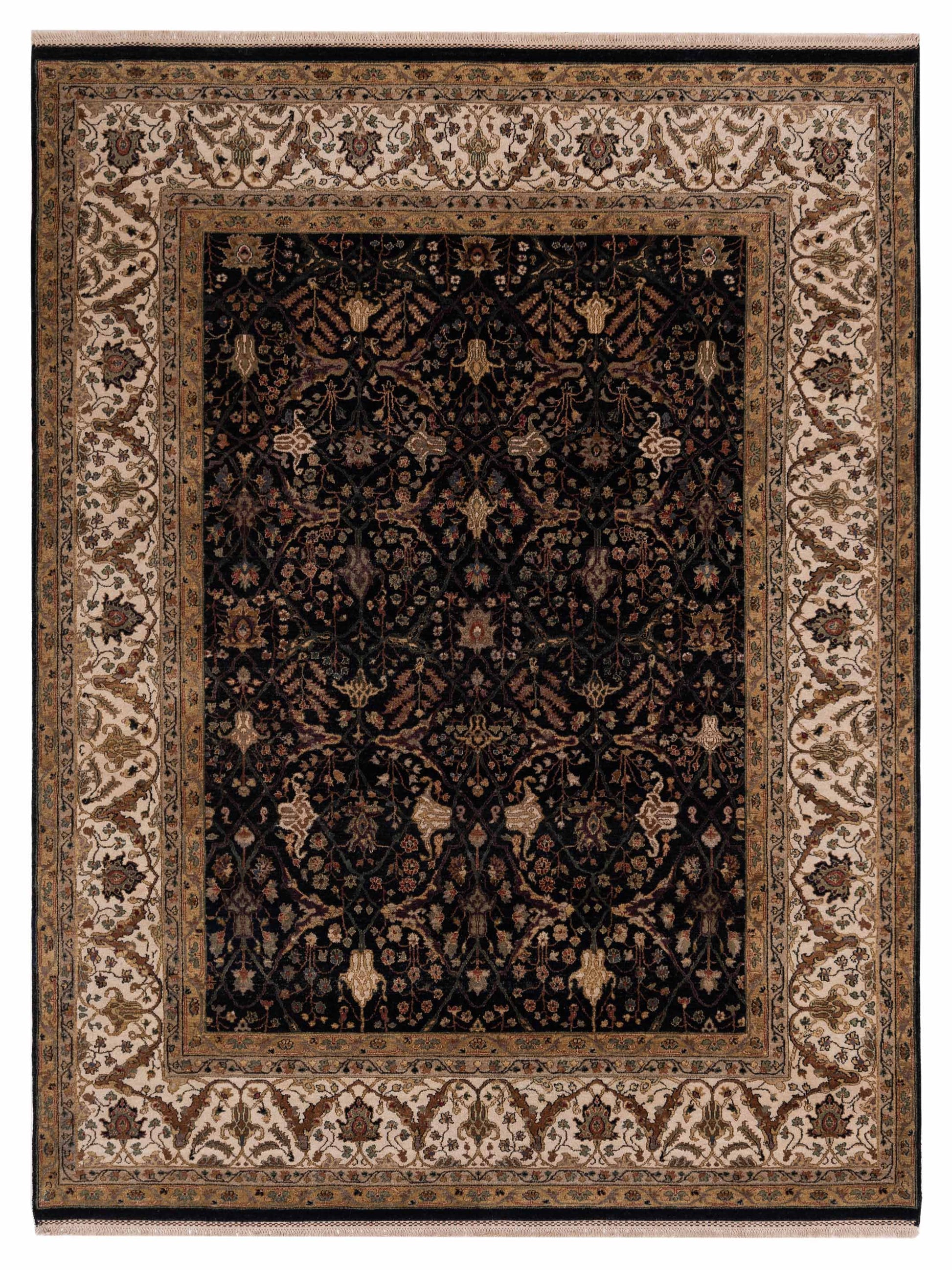 Rajpur Platinum  Navy Ivory Traditional