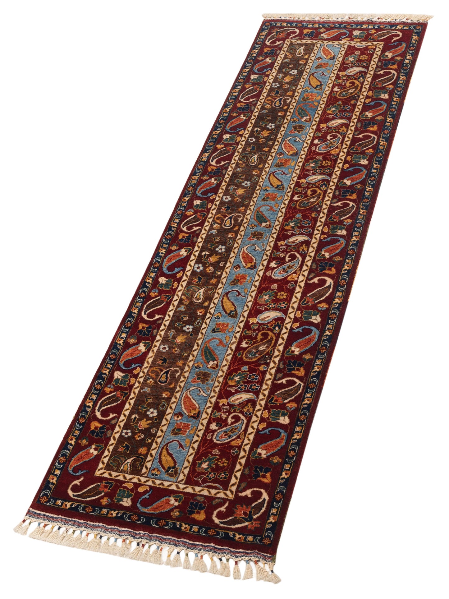 Shawl 120123 Multi 2.6x9.11 Hand Knotted Rug