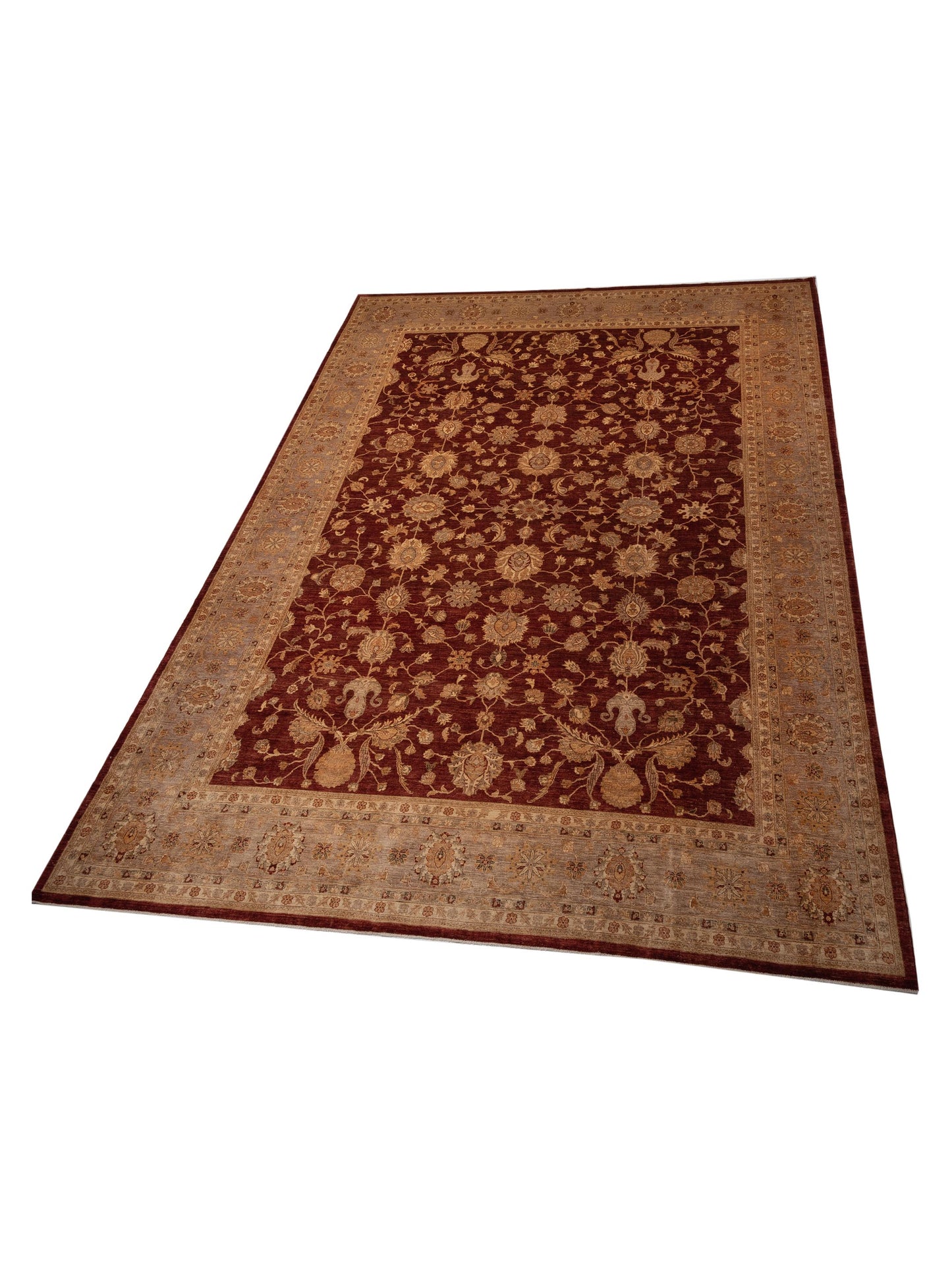 Sultan 96893 Red Light Brown 13.5x17.5 Hand Knotted Rug