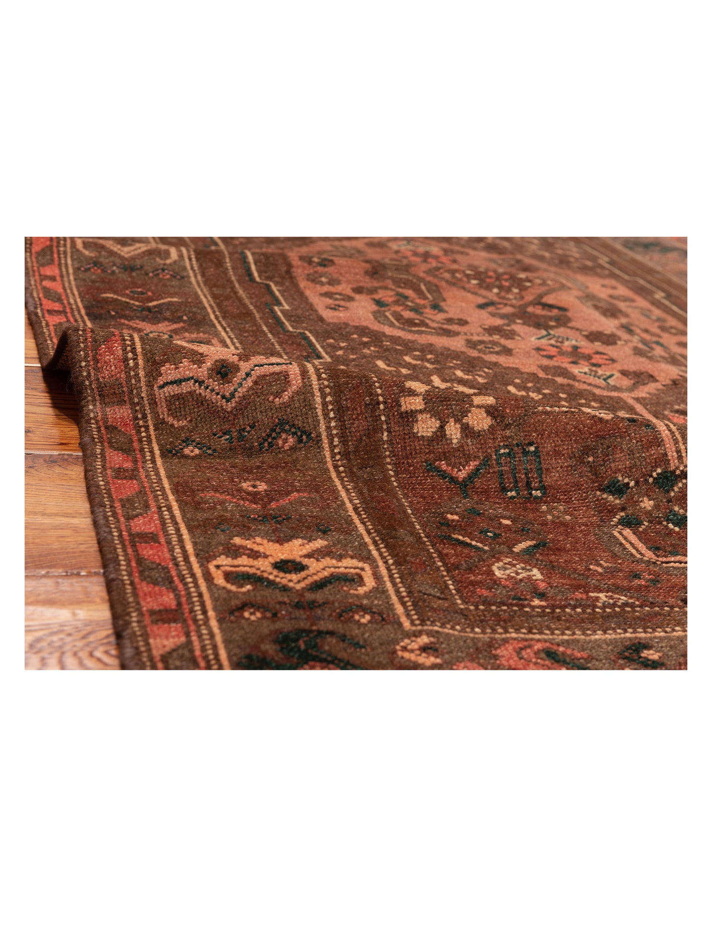 Persian 147335 Brown Brown 4.2x7.2 Hand Knotted Rug