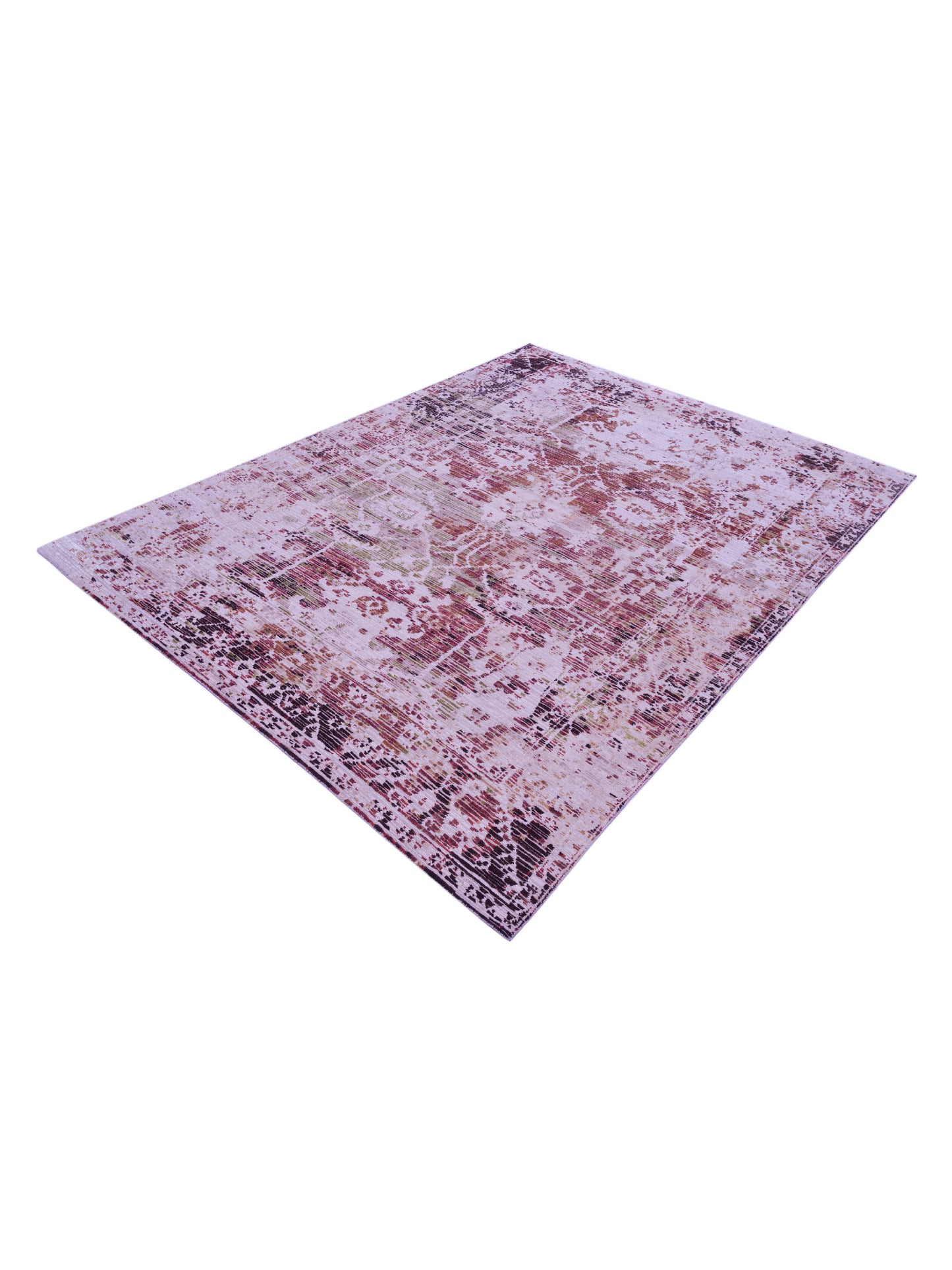 Tibetino 129534 Multi Multi 8.10x11.9 Hand Knotted Rug