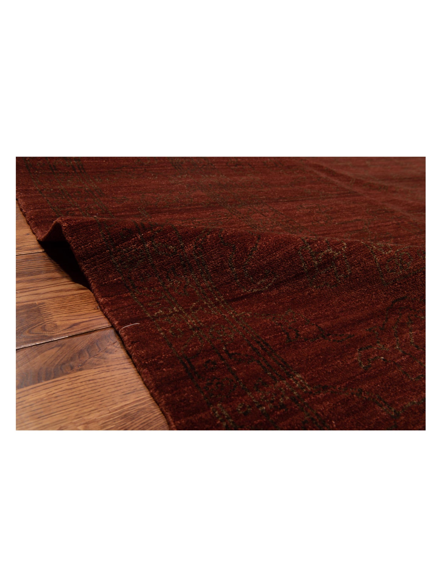 Defne Hestia Red 9x11.9 Hand Knotted Rug