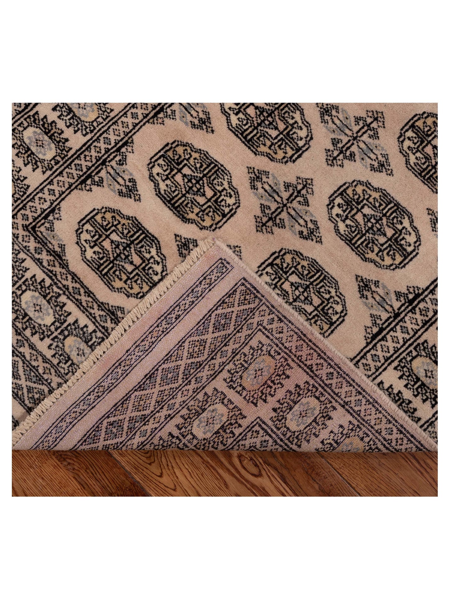 Bokhara 154352 Beige Beige 2.8x9.11 Hand Knotted Rug
