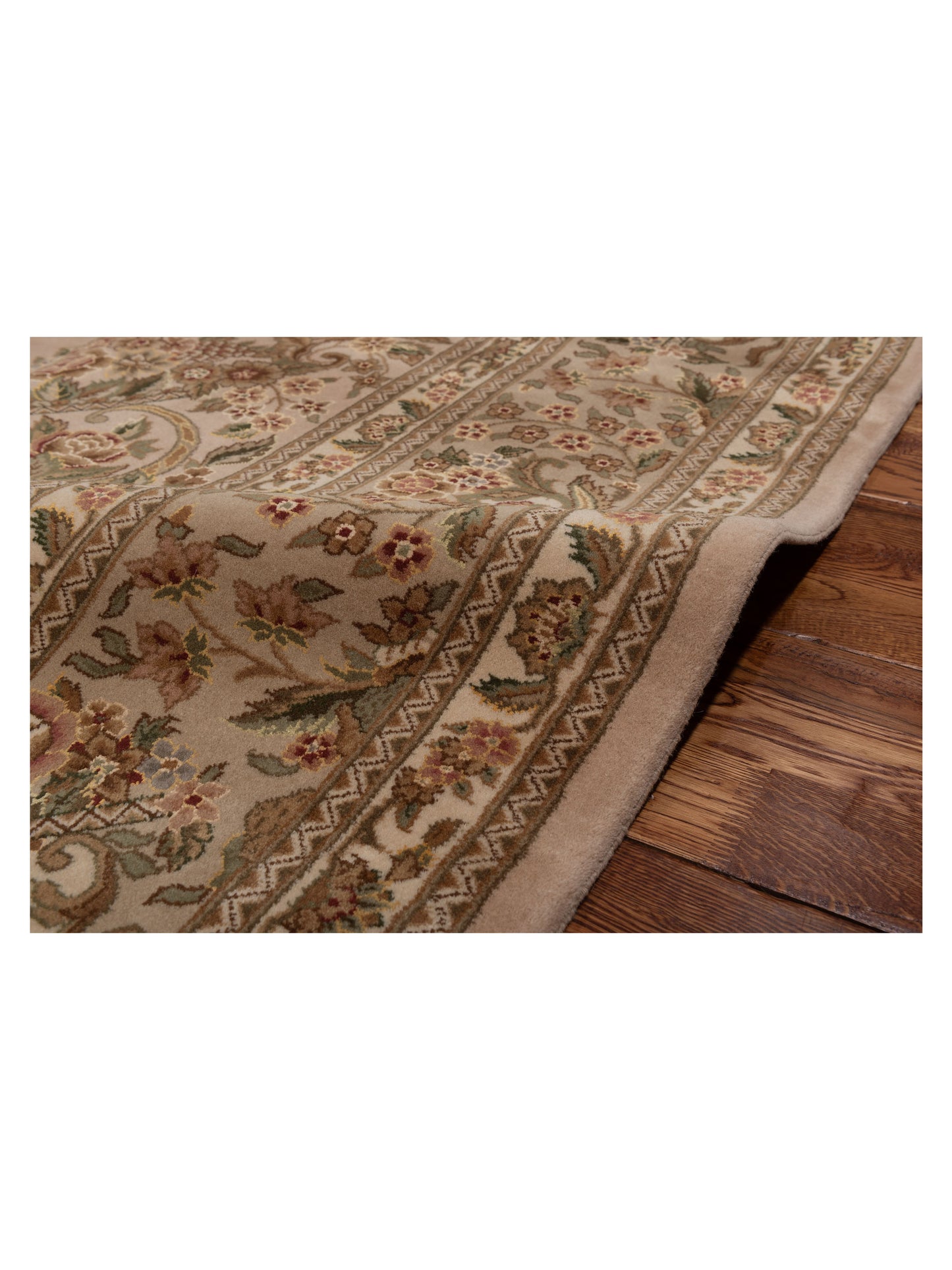 Magnolia 111561 Beige Silver 8x10 Hand Knotted Rug