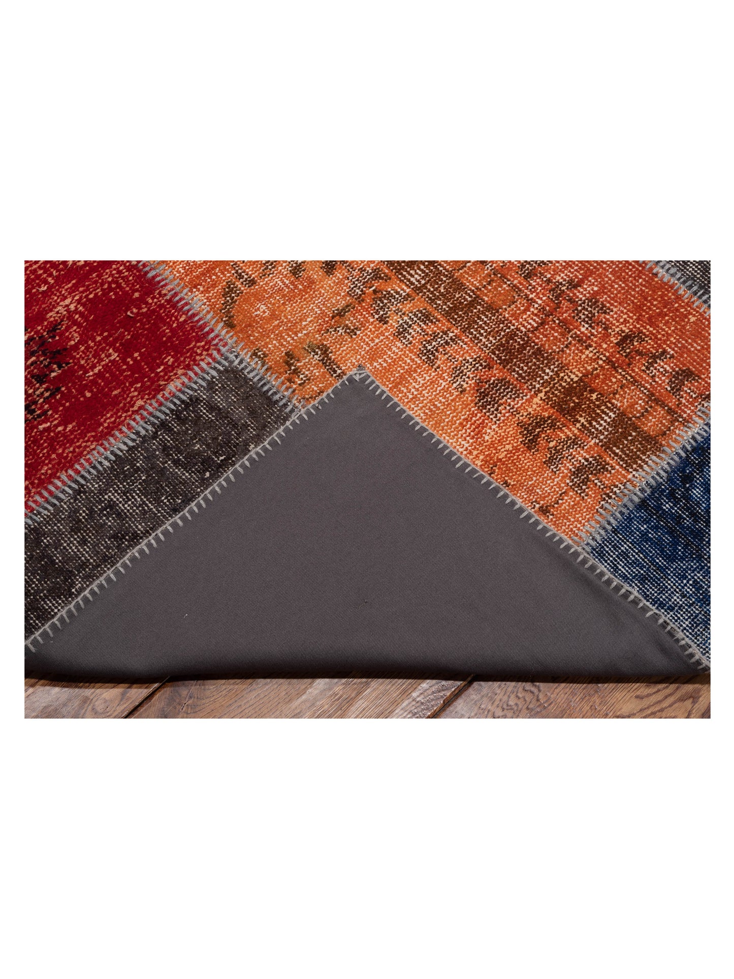 Turkish Vestige Patchwork 108488 Multi 10.6x13.2 Hand Knotted Rug
