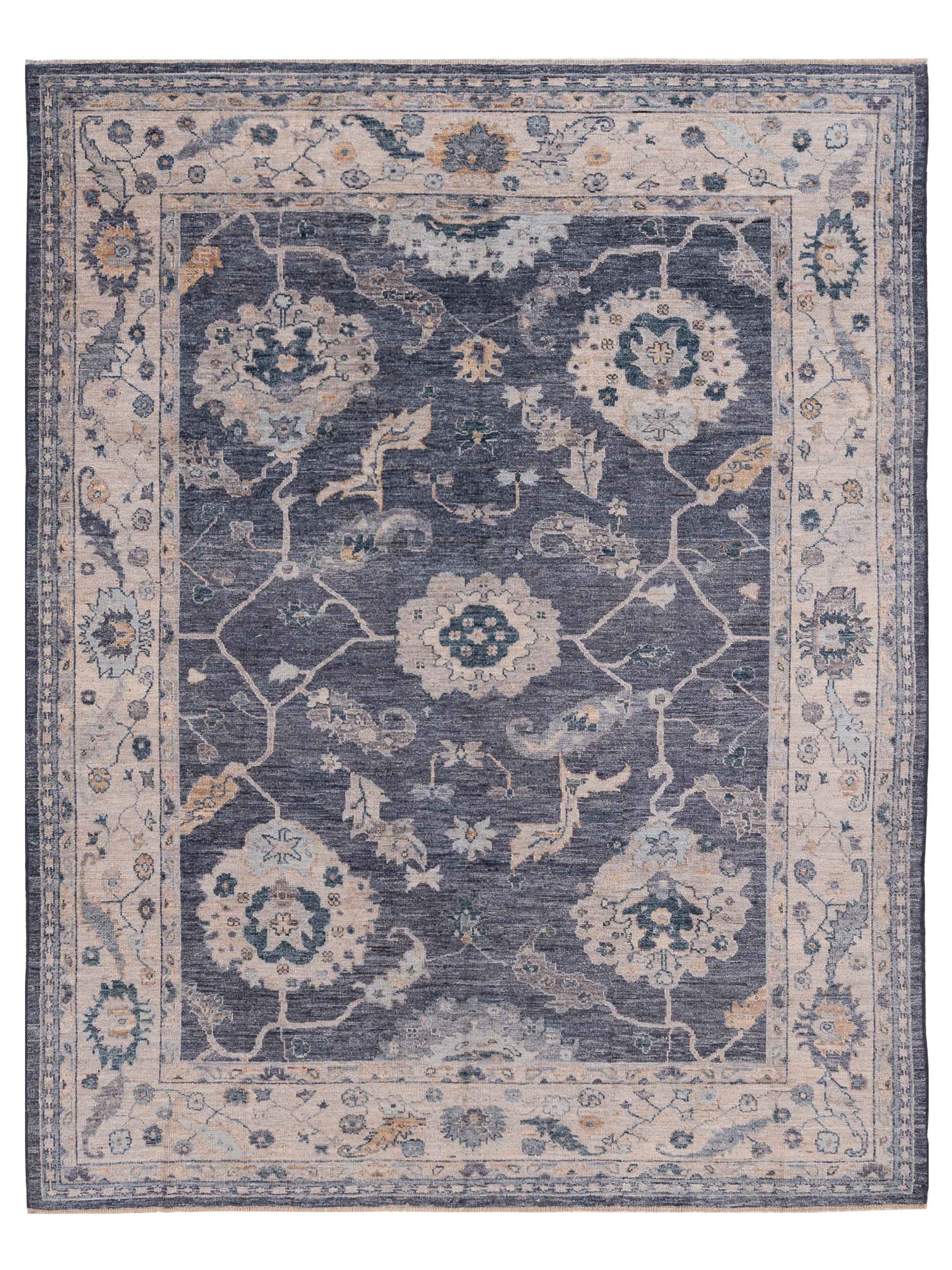 Anadol Angora Oushak  Blue Ivory Traditional