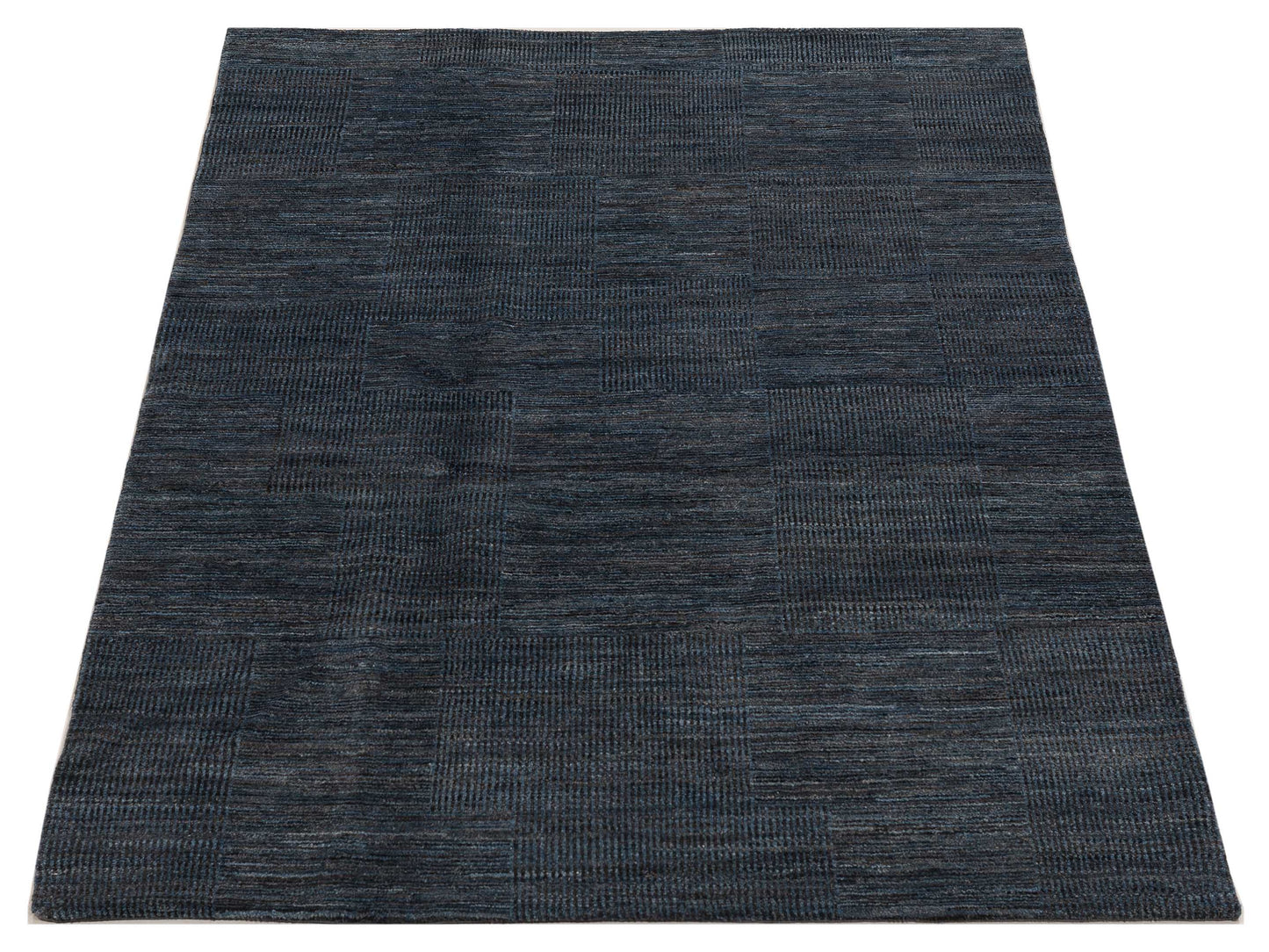 Tibetino 154019 Blue Blue 4.10x7 Hand Knotted Rug