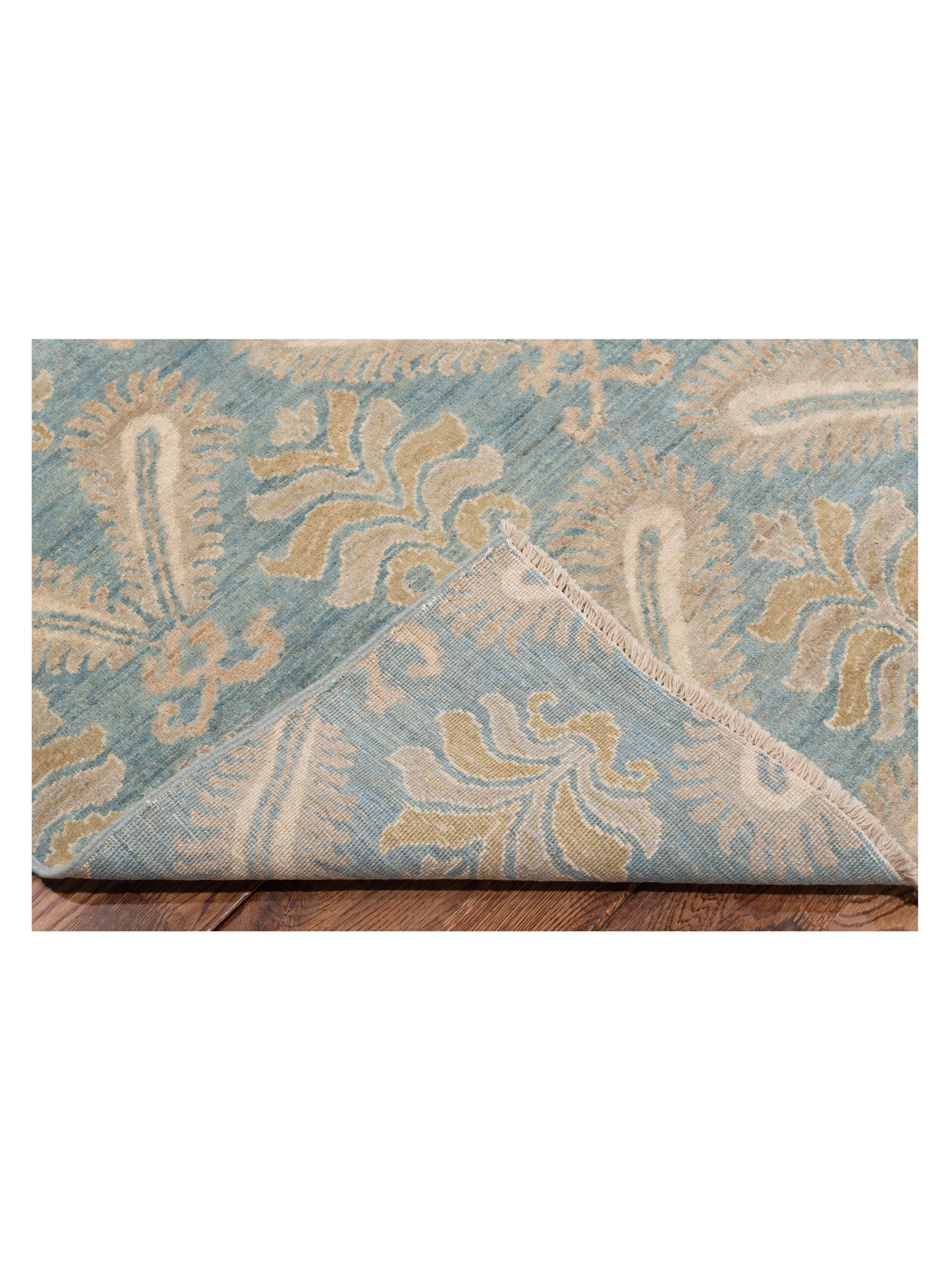 Laila 125330 Blue 7.10x9.11 Hand Knotted Rug
