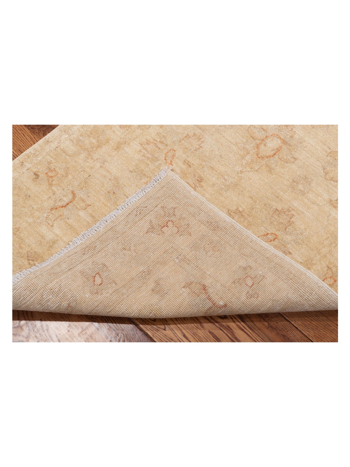 Sultan 121702 Ivory Ivory 2.6x10.2 Hand Knotted Rug