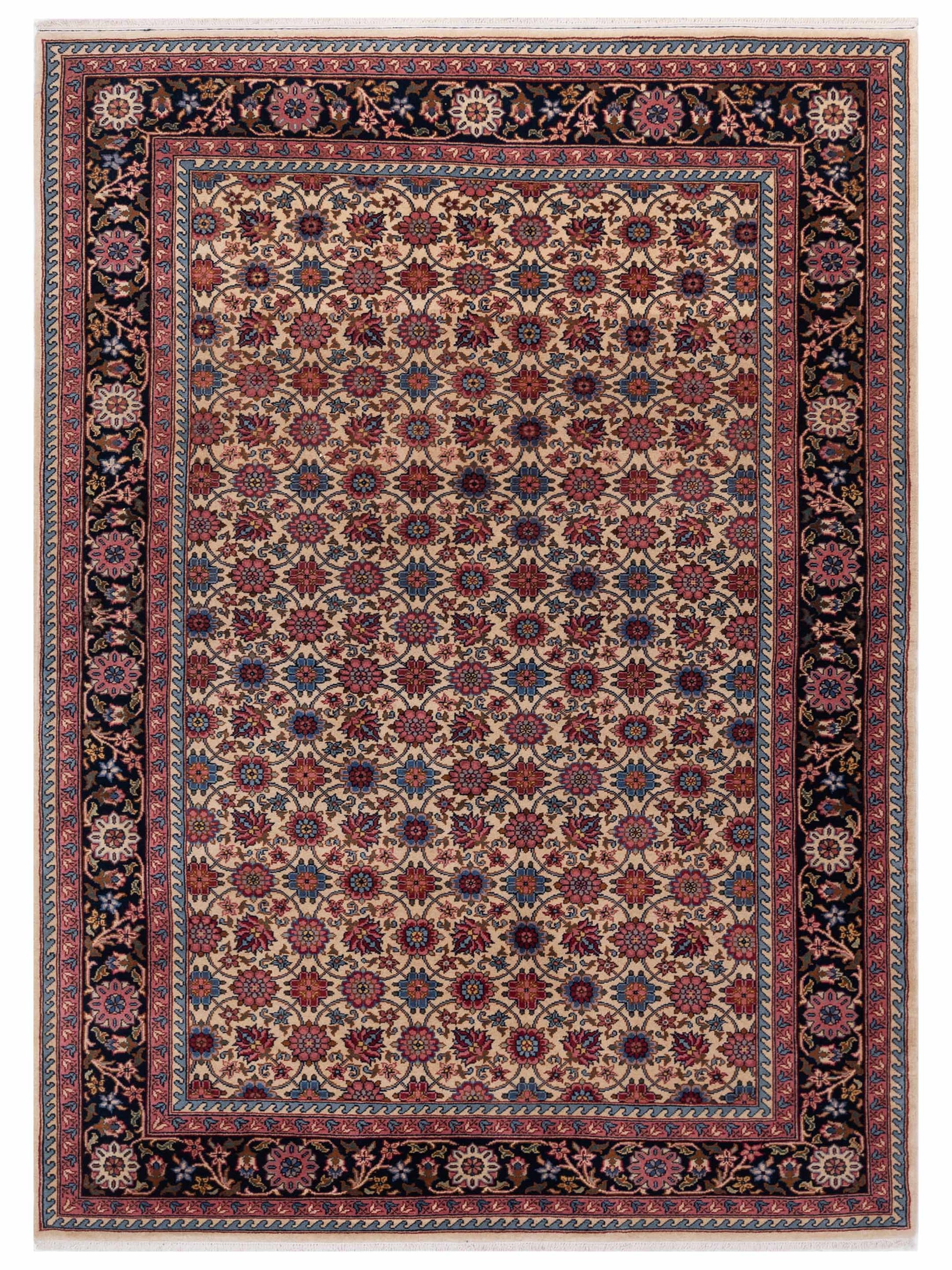 Rajpur Crown  Ivory Navy Traditional