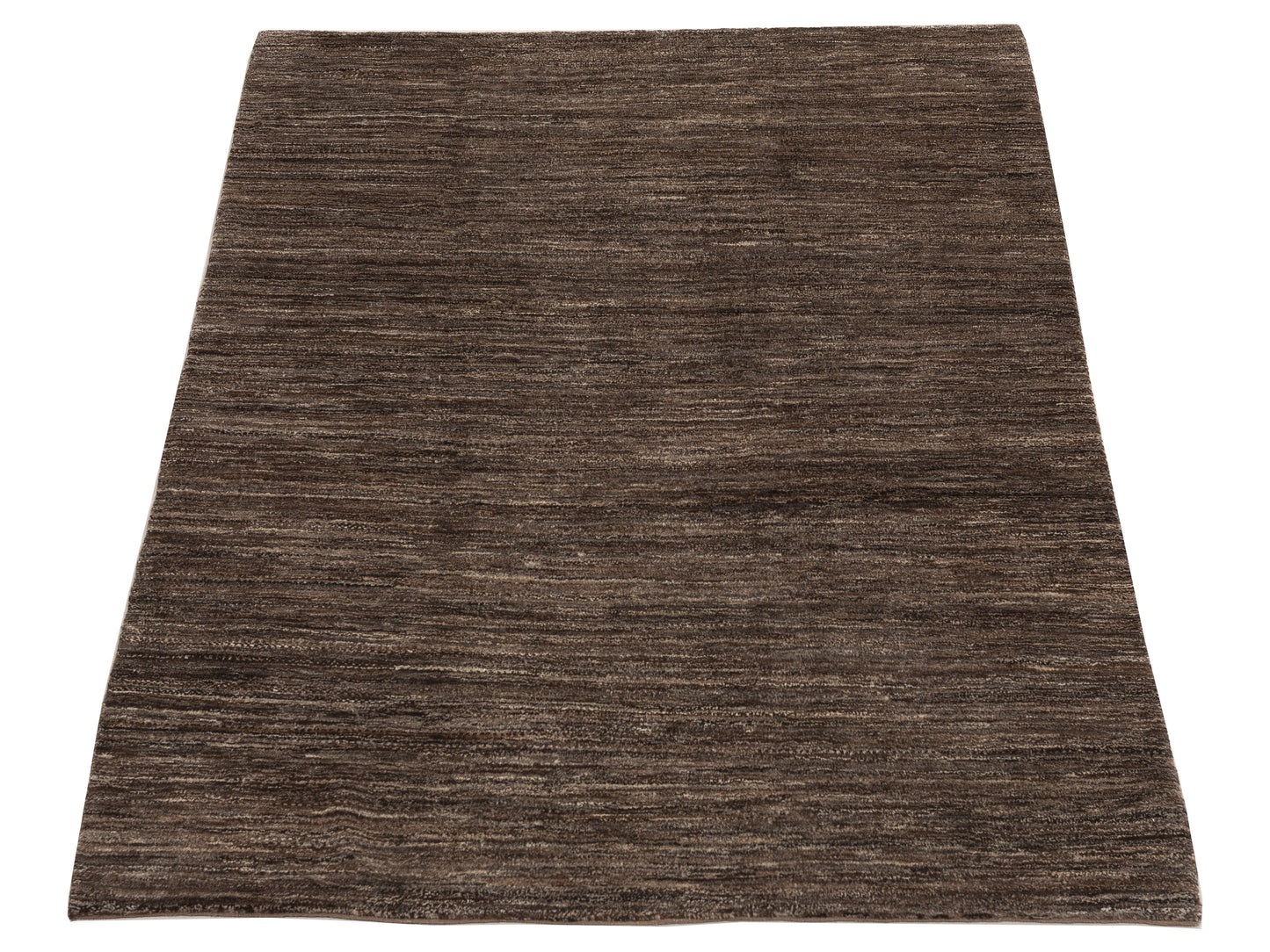 Tibetino 154021 Brown Brown 4.6x6.8 Hand Knotted Rug