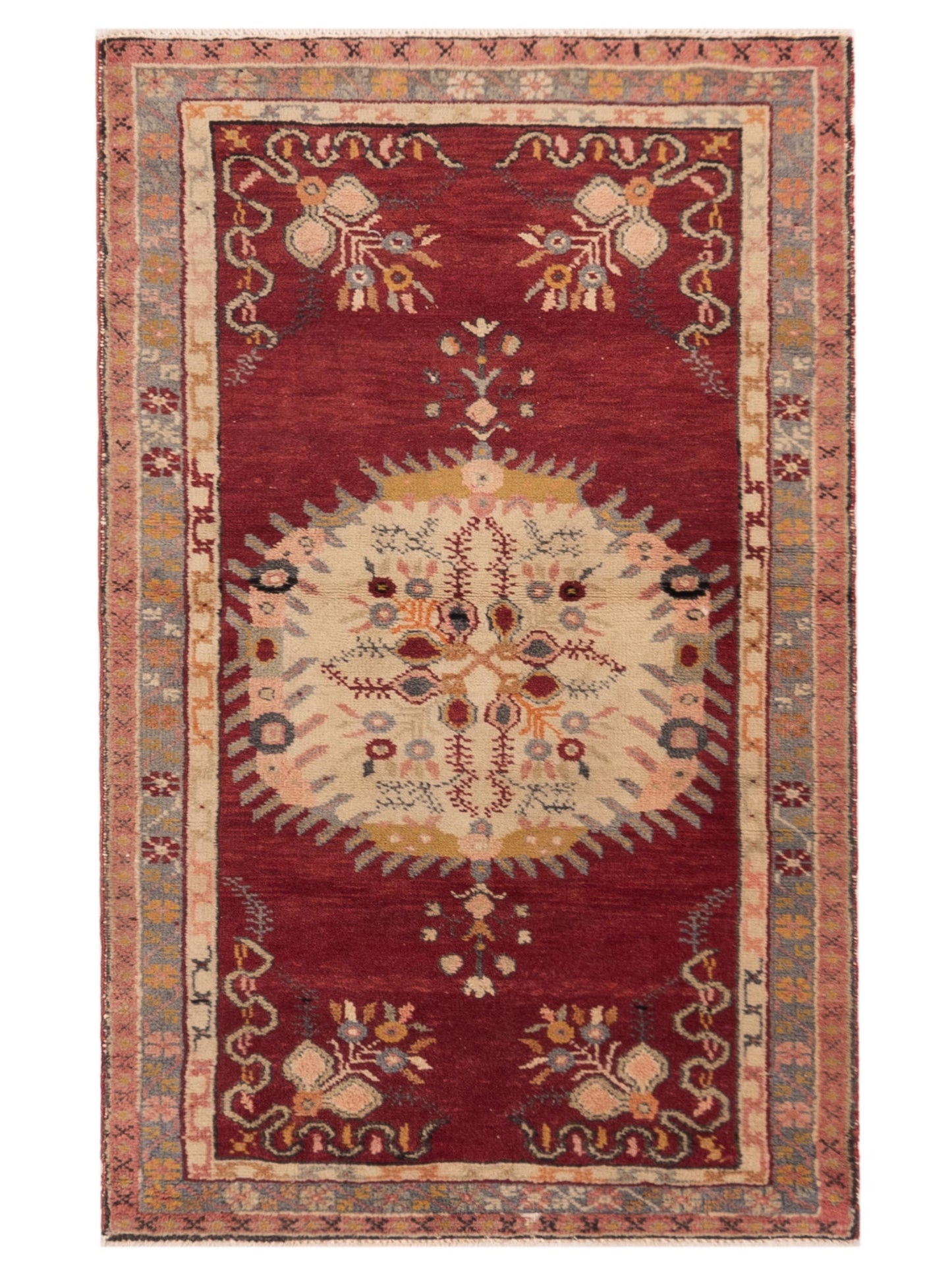 Pasha Old Anatolian  Red Gray Traditional