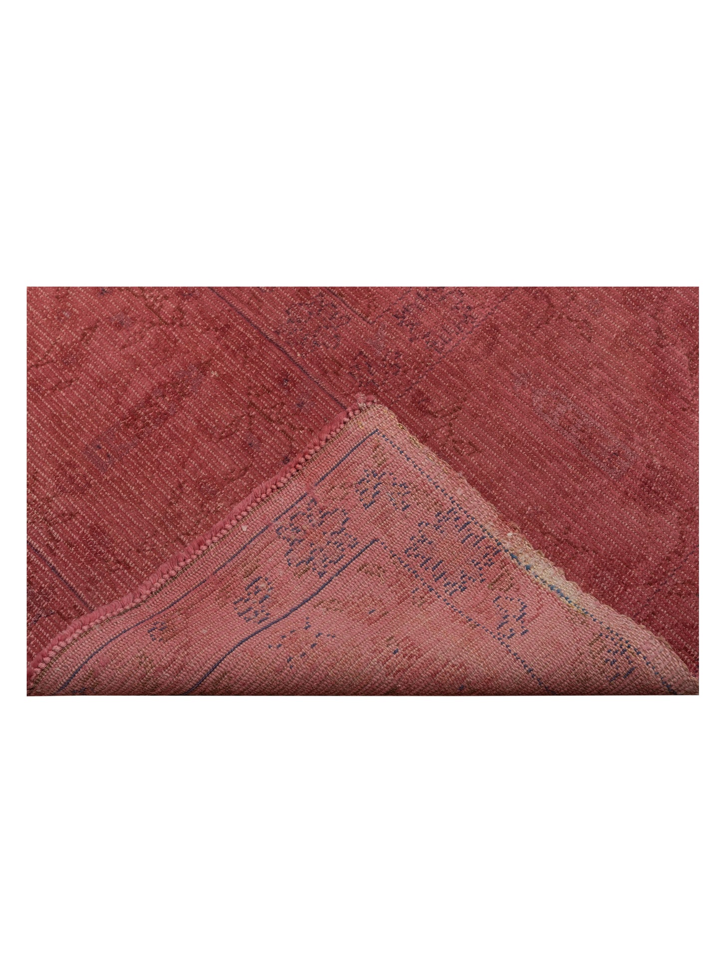 Vintage 107431 Pink 10.3x14 Hand Knotted Rug
