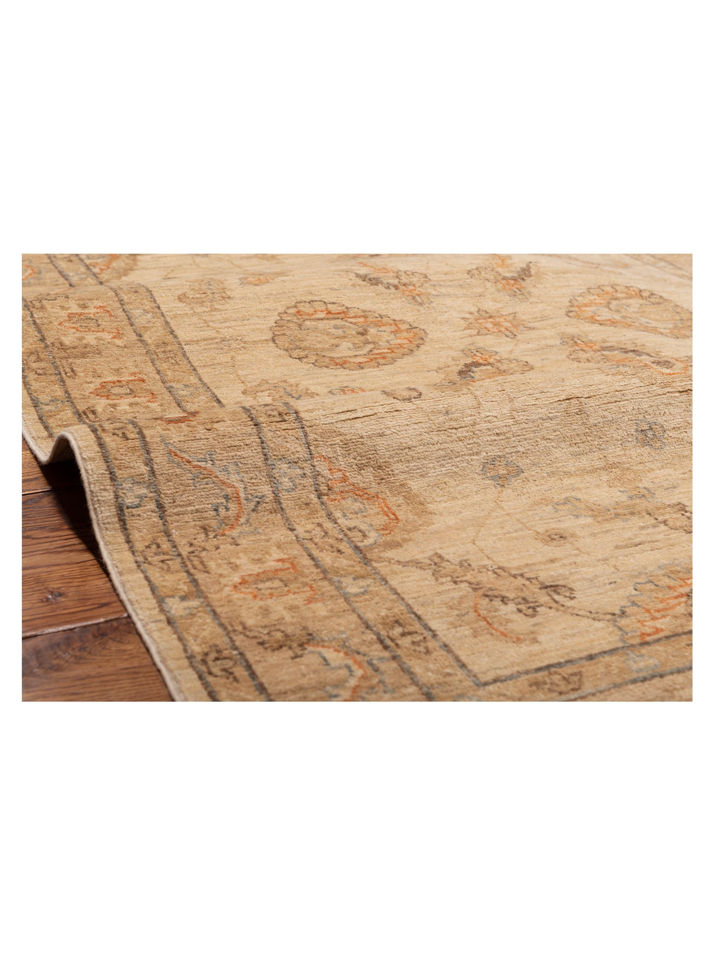 Sultan 116455 Ivory Gold 3.10x5.8 Hand Knotted Rug