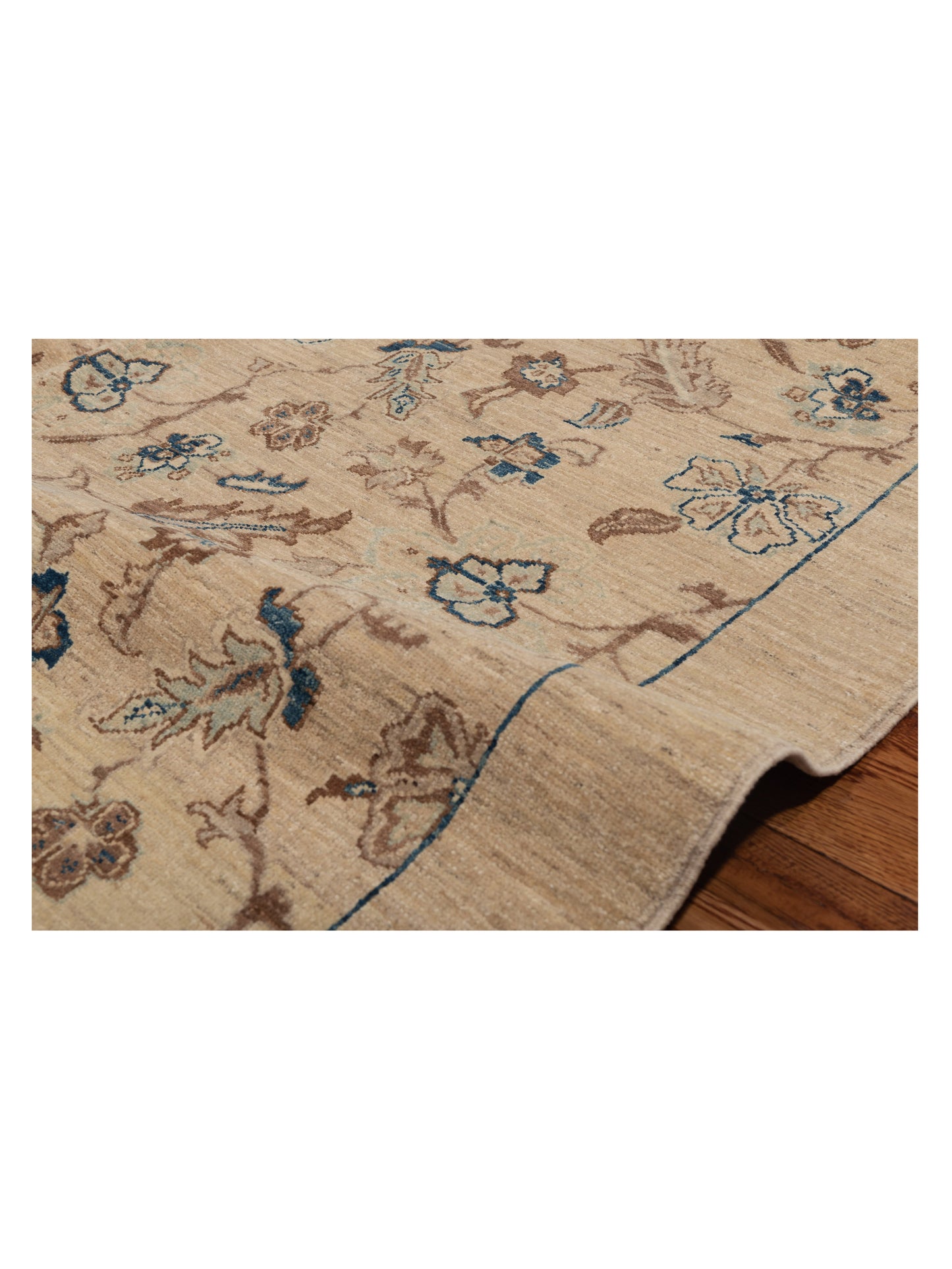 Laila 108814 Beige Beige 6.2x8.9 Hand Knotted Rug