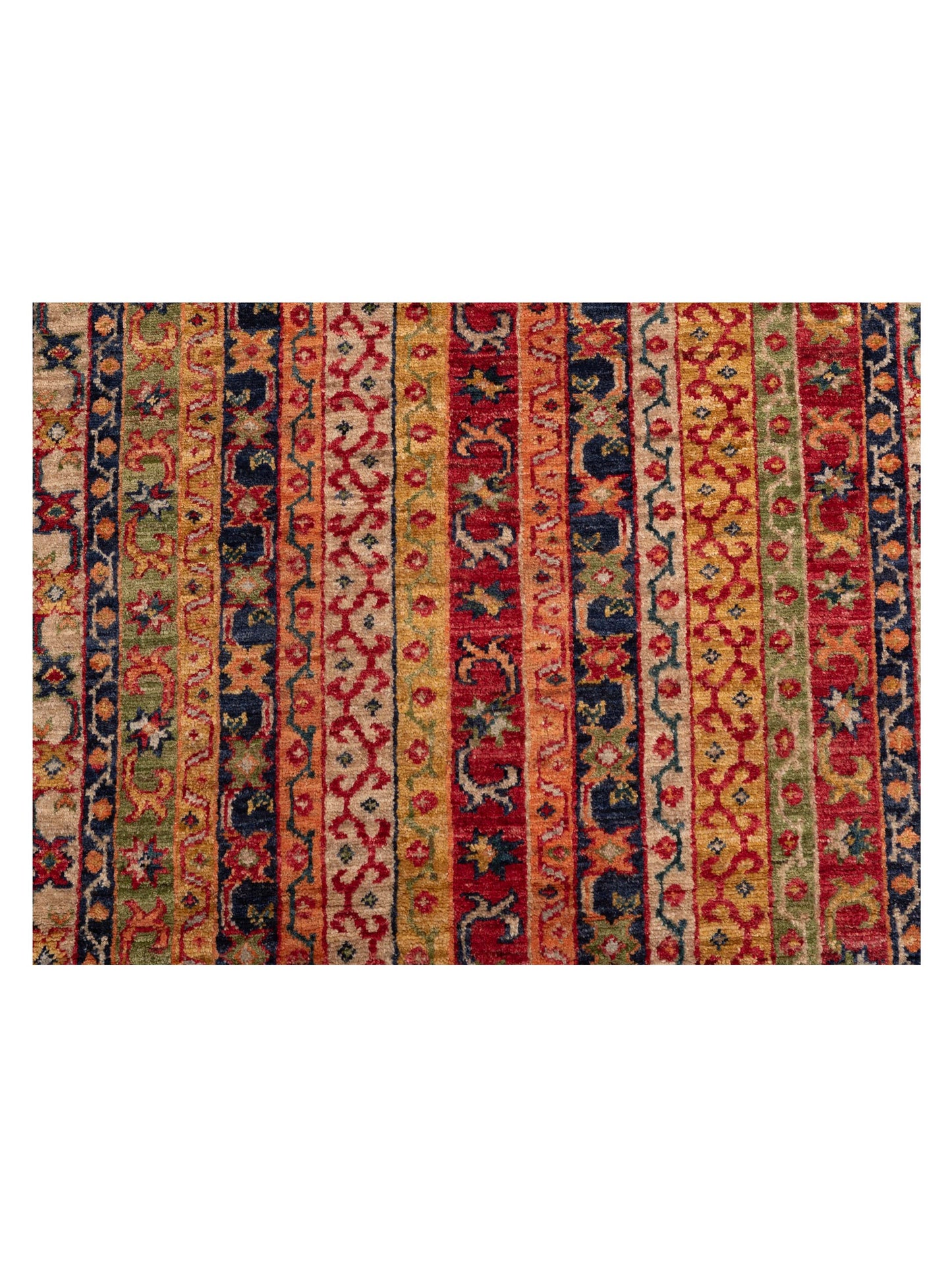 Shawl 126978 Multi 3.11x57 Hand Knotted Rug