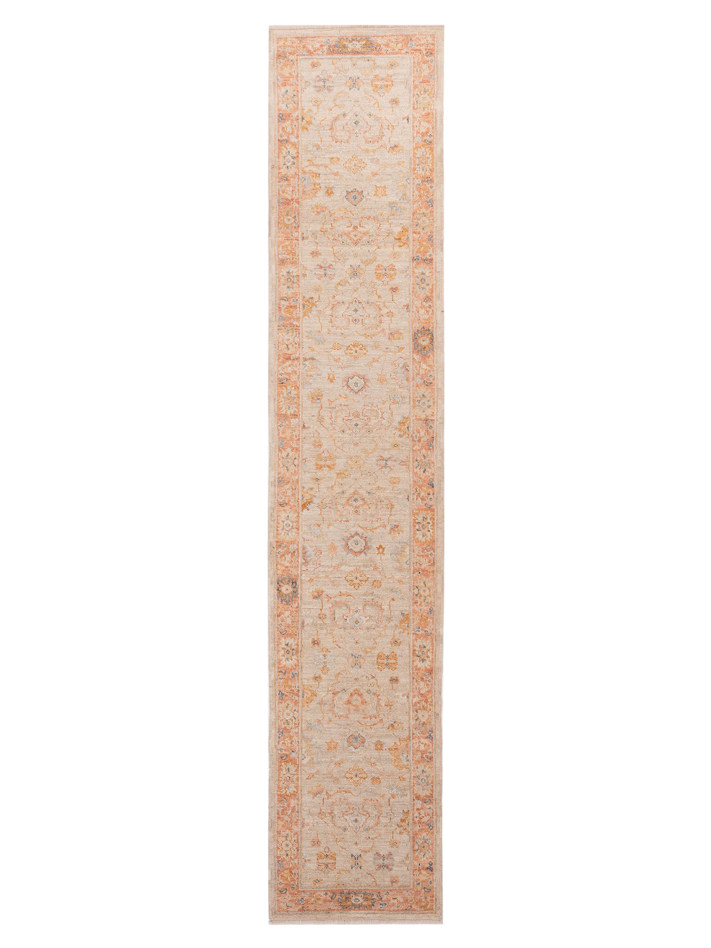 Anadol Angora Oushak  Ivory Rust Traditional