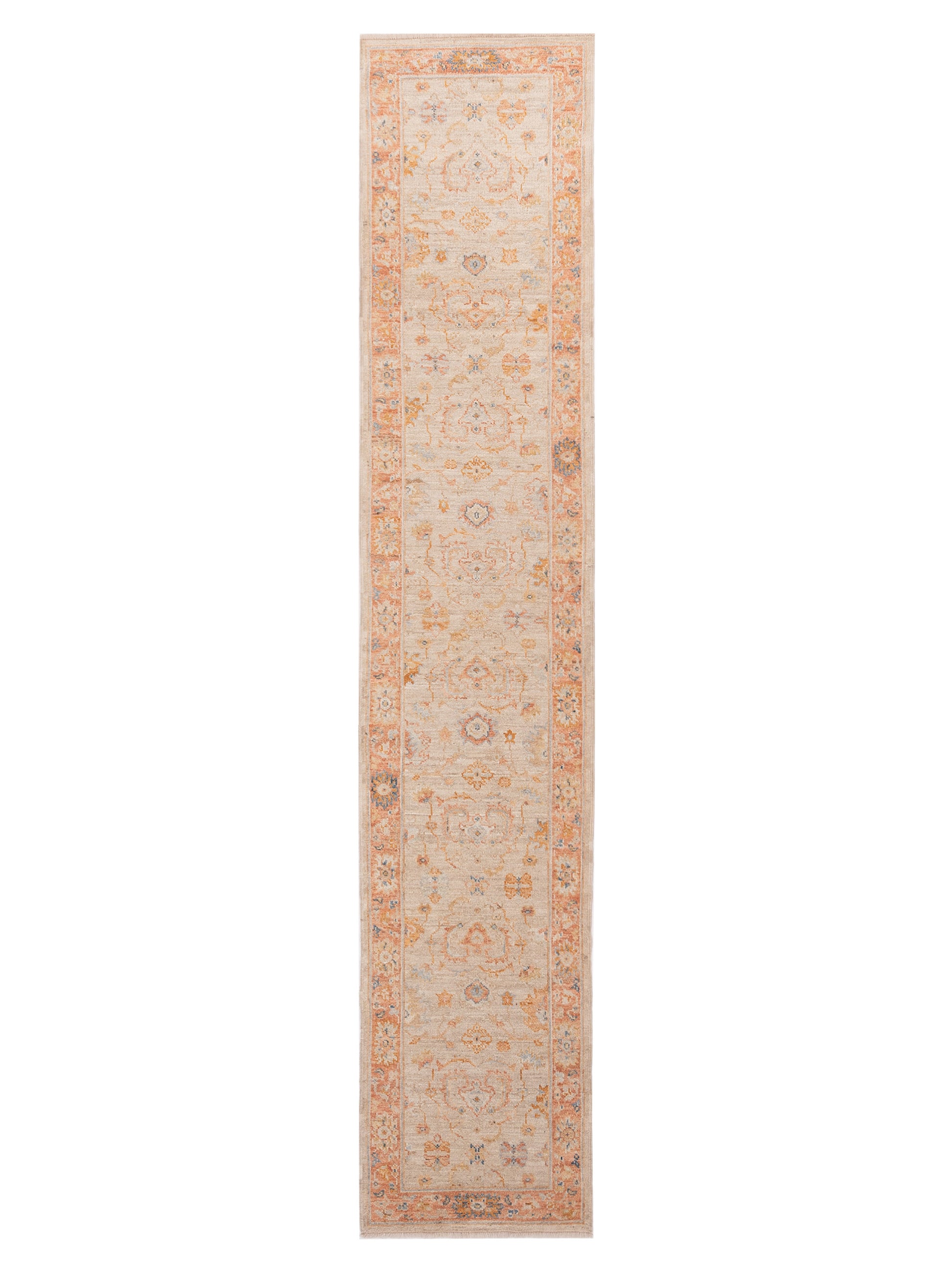 Anadol Angora Oushak  Ivory Rust Traditional
