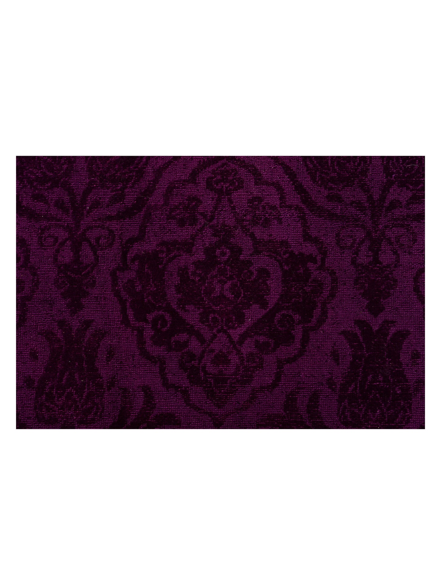 Color Bouquet 107874 Purple Purple 10.4x13.10 Hand Knotted Rug