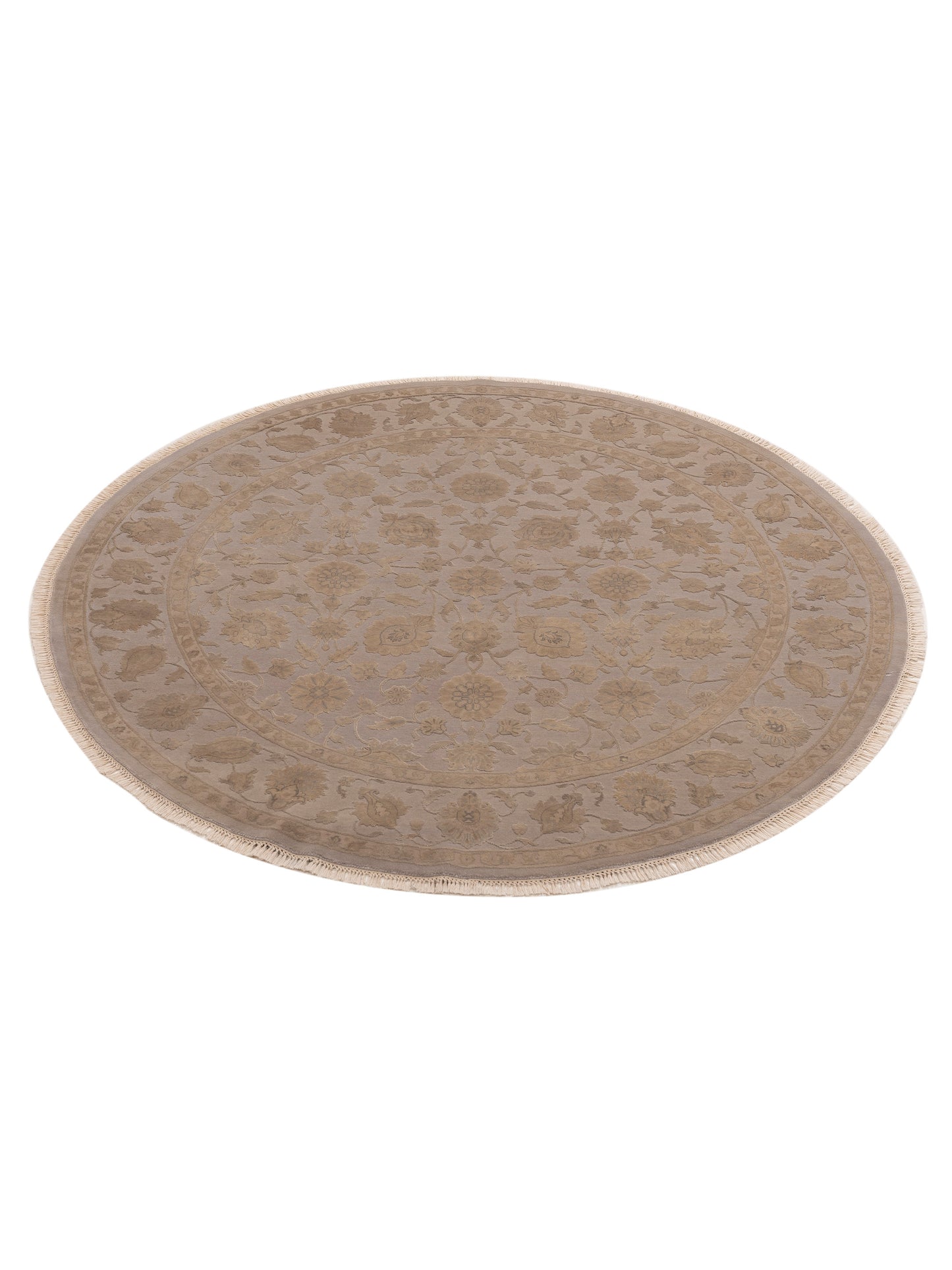 Imperial Silk 141442 Gray Gray 6x6 Hand Knotted Rug