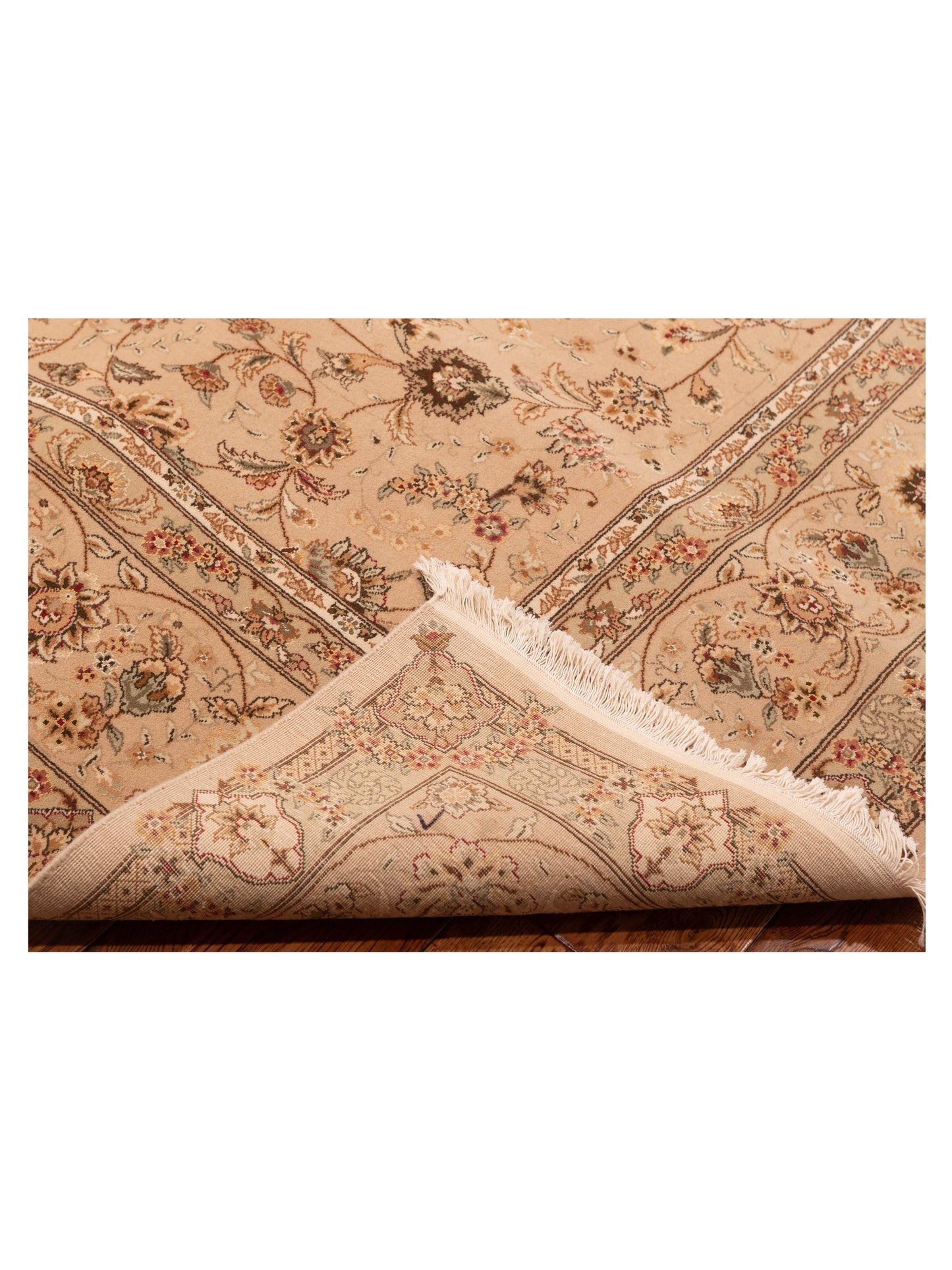 Magnolia 111578 Ivory Ivory 9x12 Hand Knotted Rug
