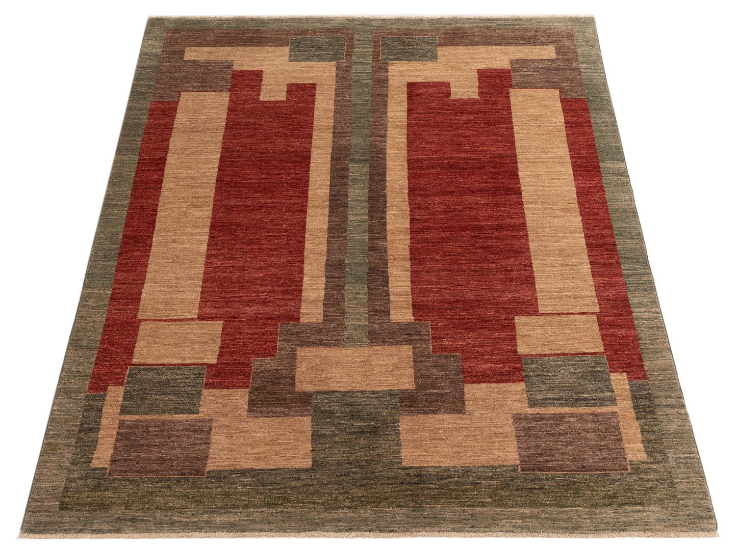 Bahar 92907 Multi 6.3x8.5 Hand Knotted Rug