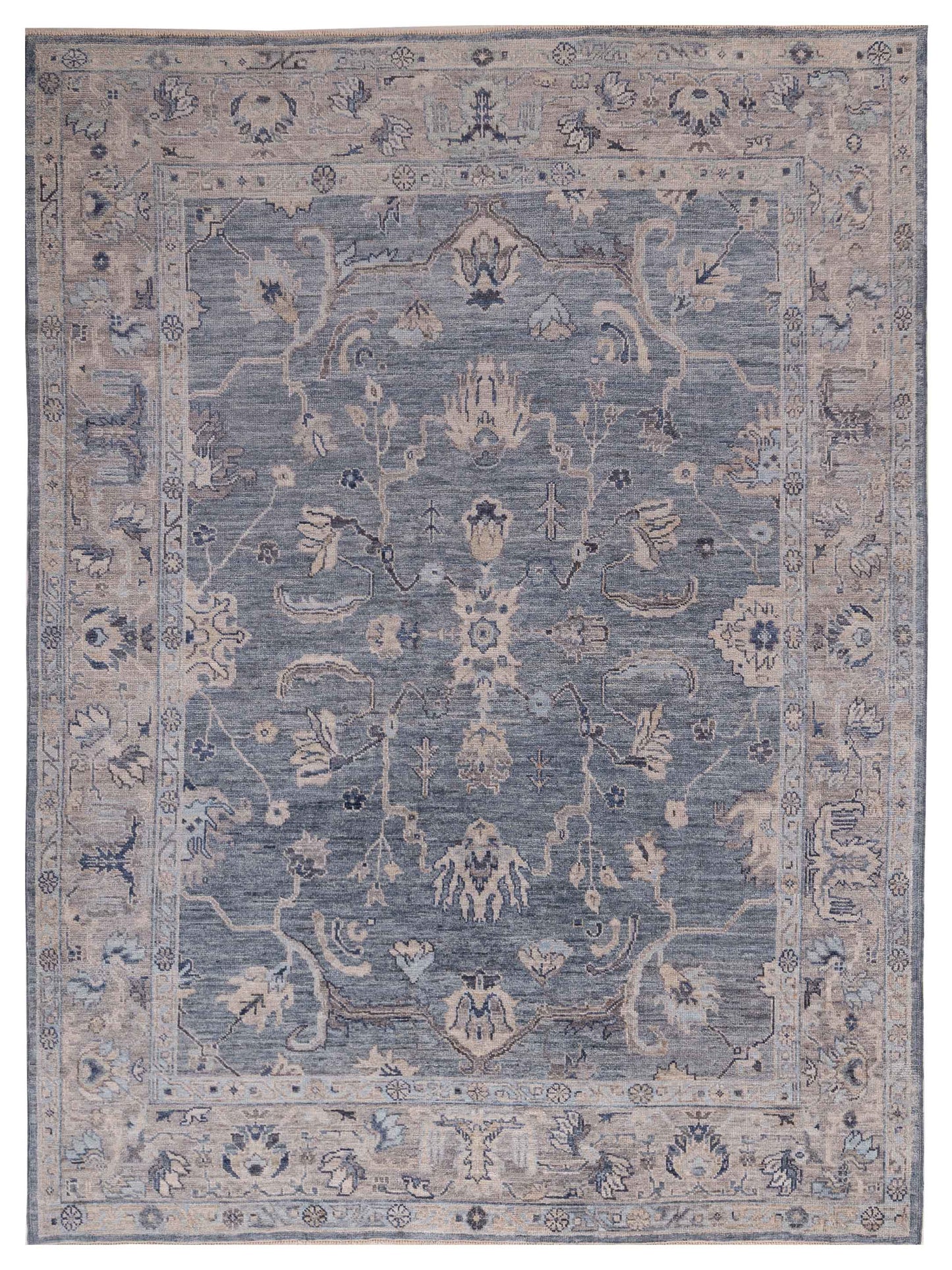 Anadol Angora Oushak  Blue Gray Traditional